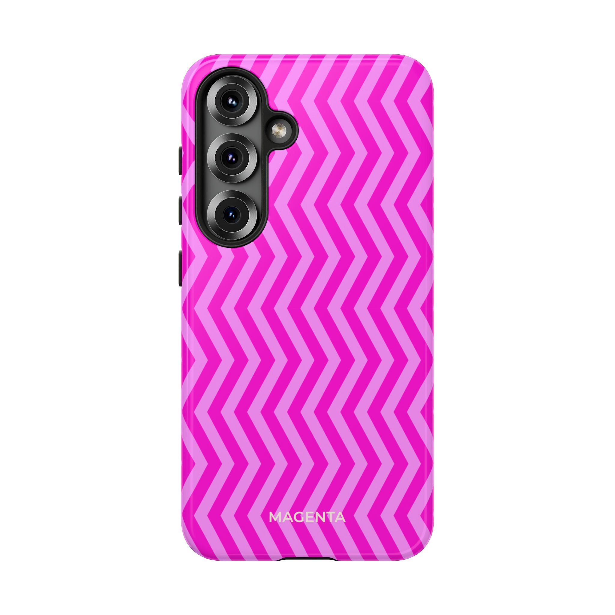 Magenta Zig Zag Tough Case
