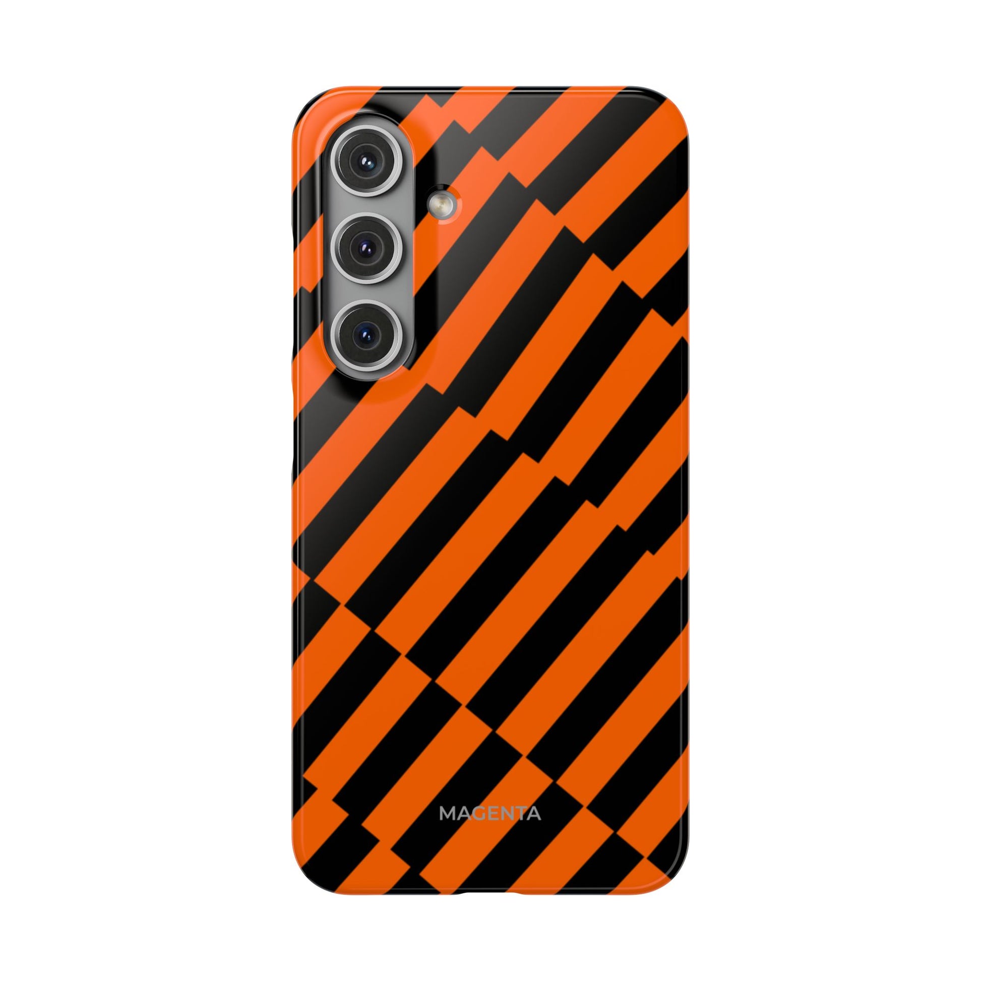 Pumpkin Stripes Snap Case