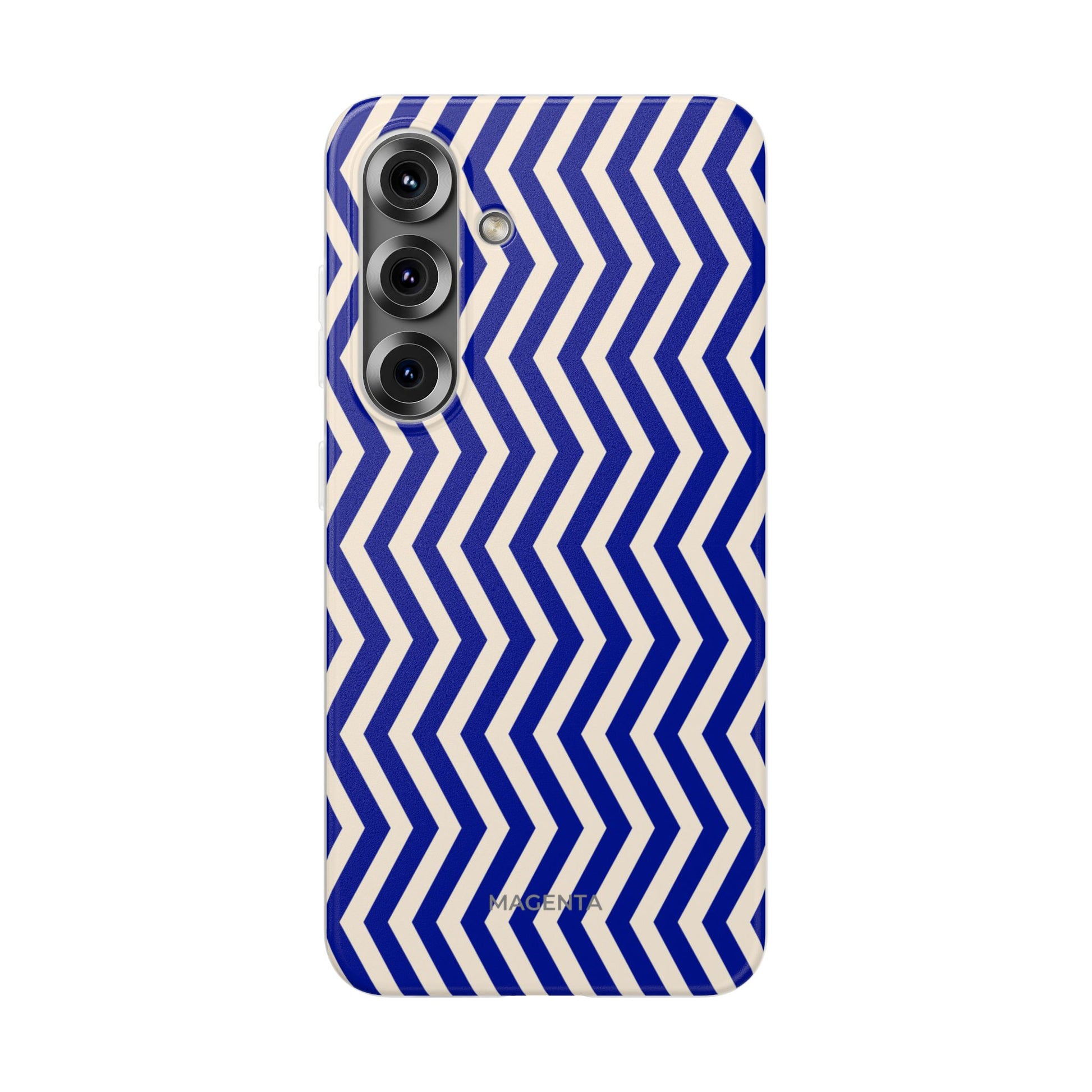 Blue Chevron Flexi Case