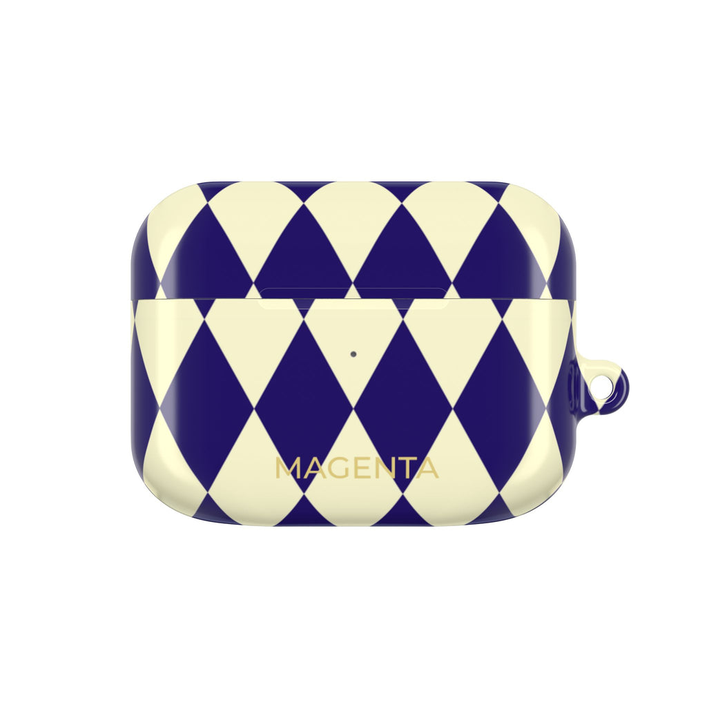 Navy & Cream Geometric AirPods Pro Gen 1 Case