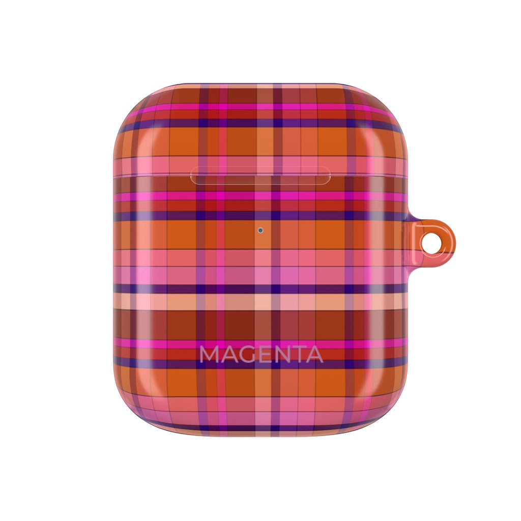 Blush Tartan Plaid AirPods Gen 2 Case