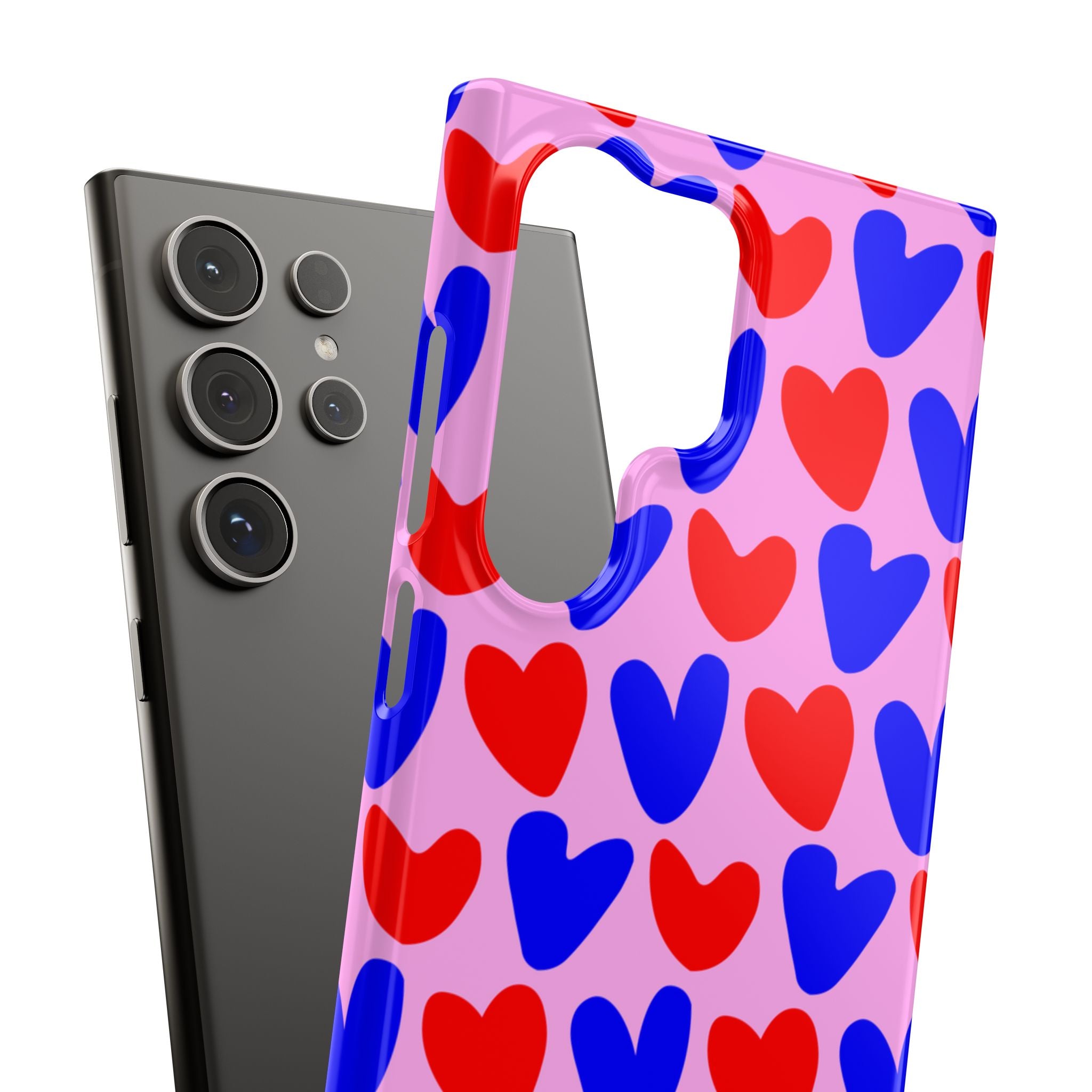 Zesty Hearts Snap Case