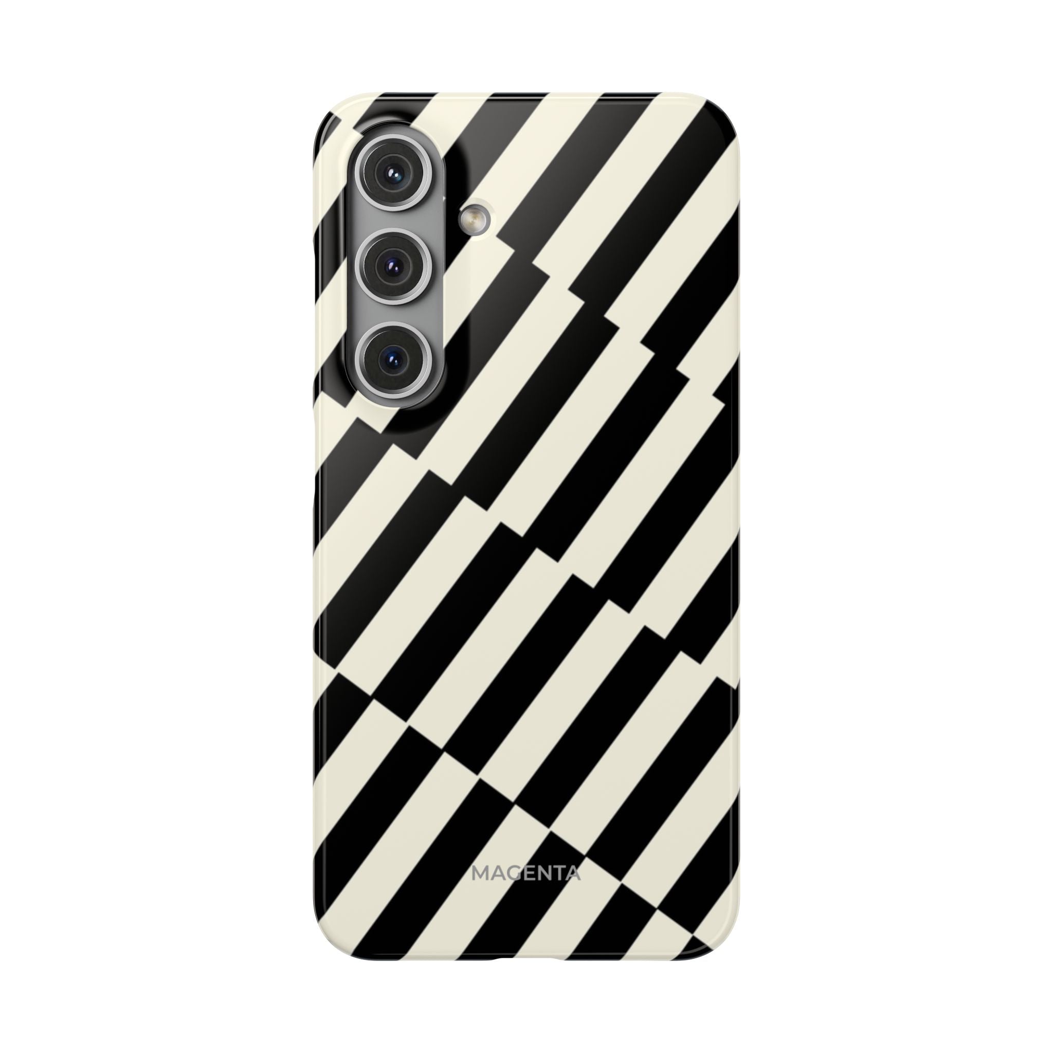 Black & White Crosswalk Snap Case
