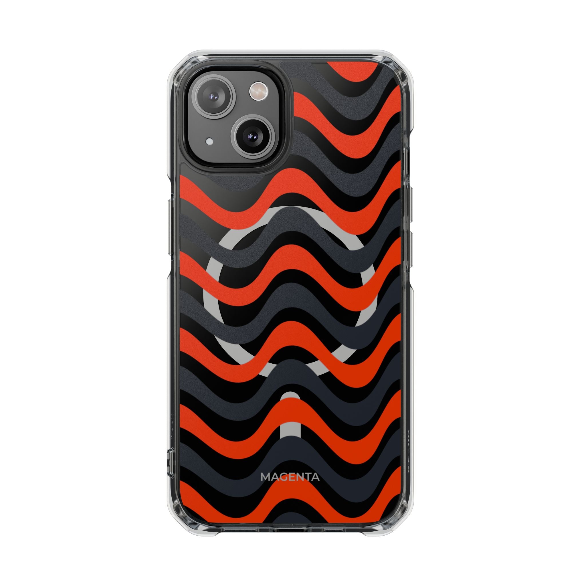 Black & Red Waves