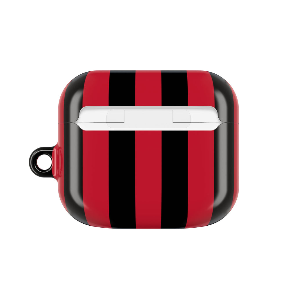 Red & Black Stripes AirPods Gen 3 Case