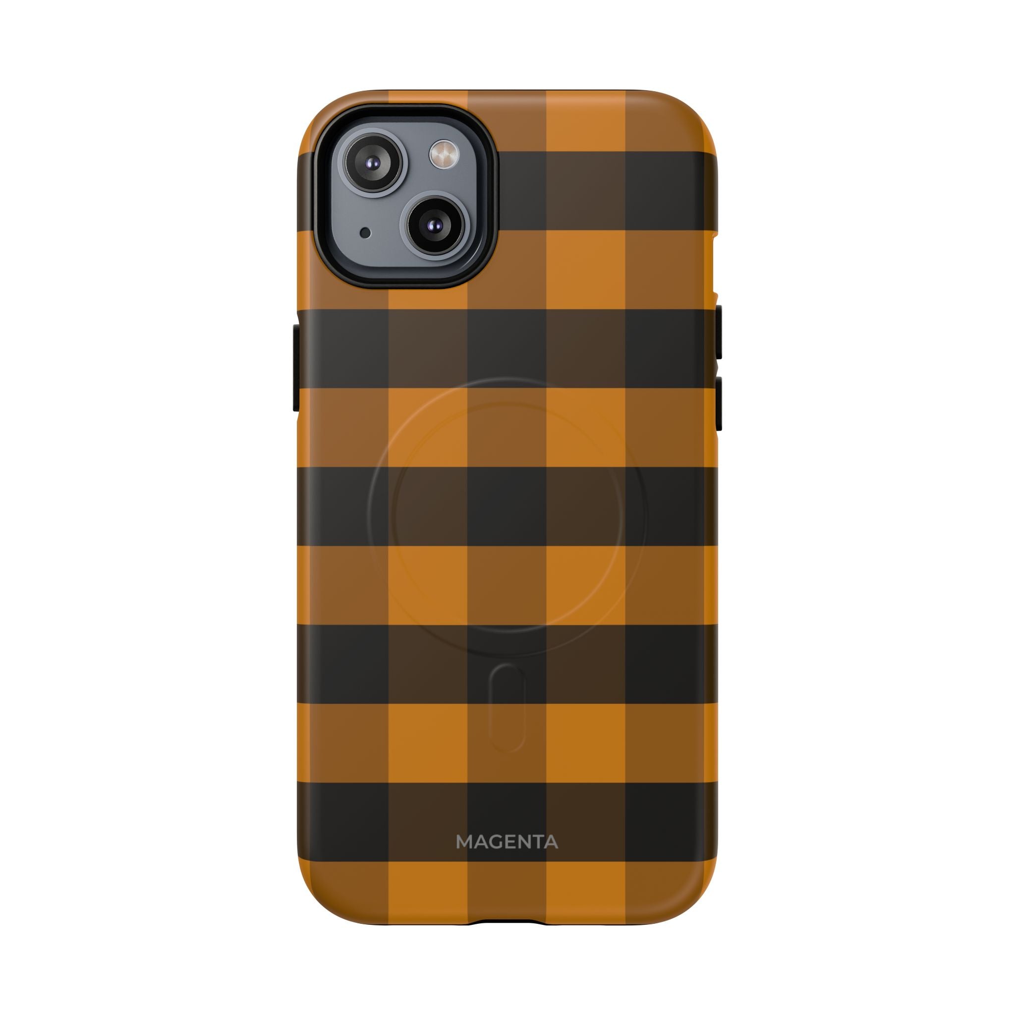 Golden Plaid Tough Mag Case