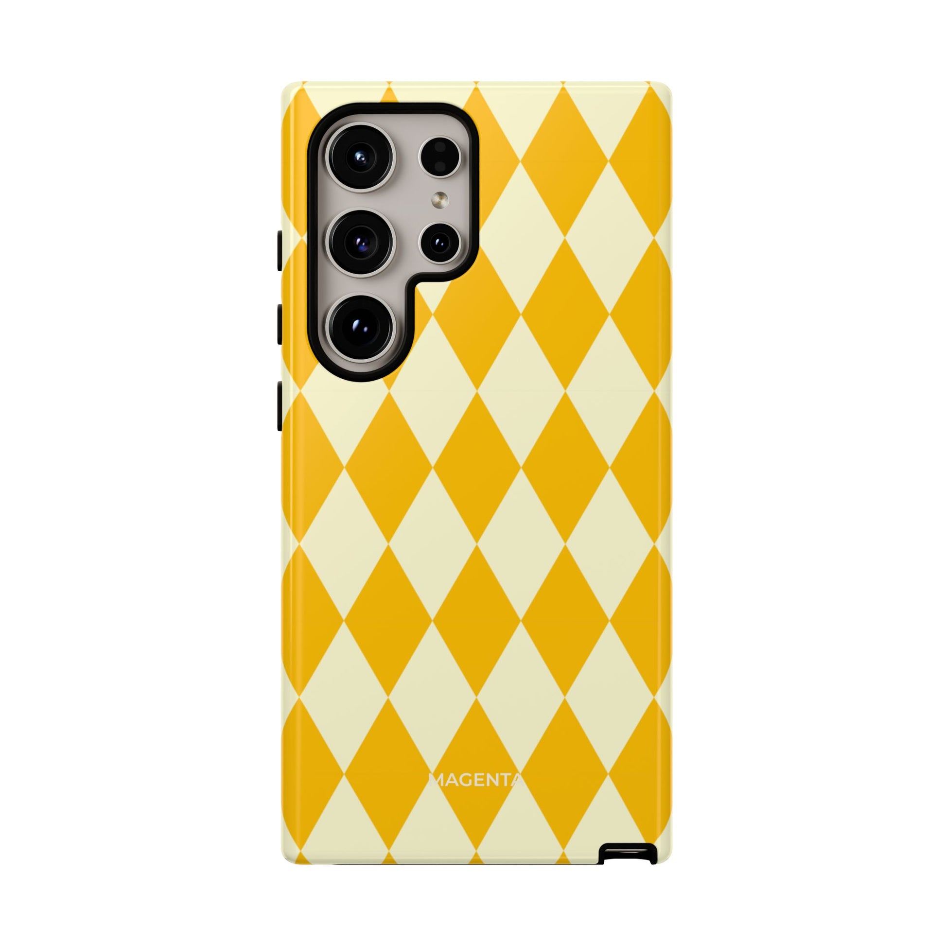 Yellow & Cream Geometric Tough Case