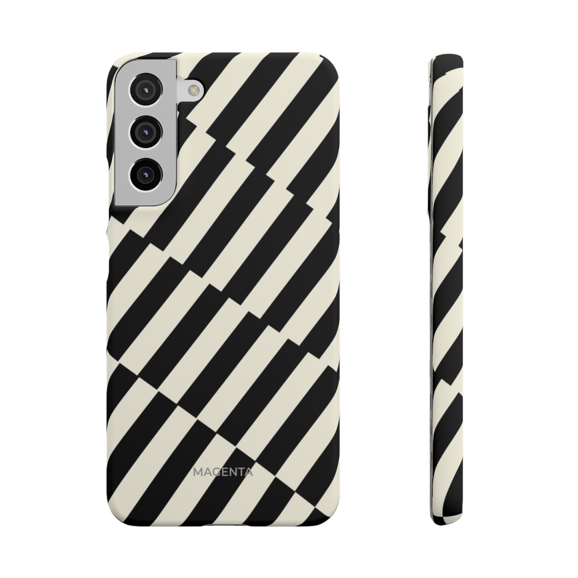 Black & White Crosswalk Snap Case