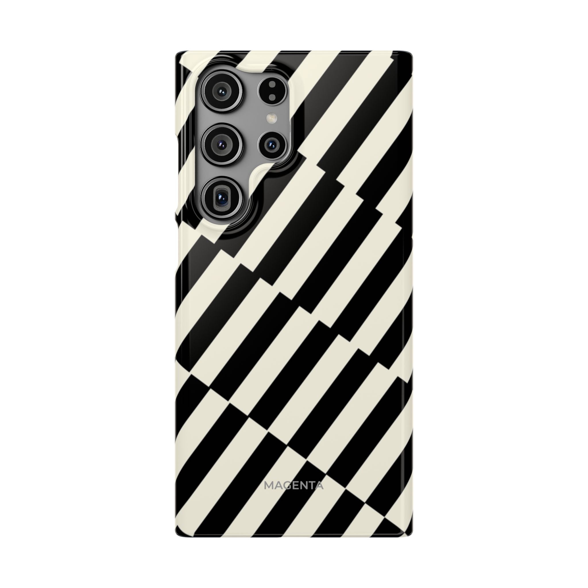 Black & White Crosswalk Snap Case