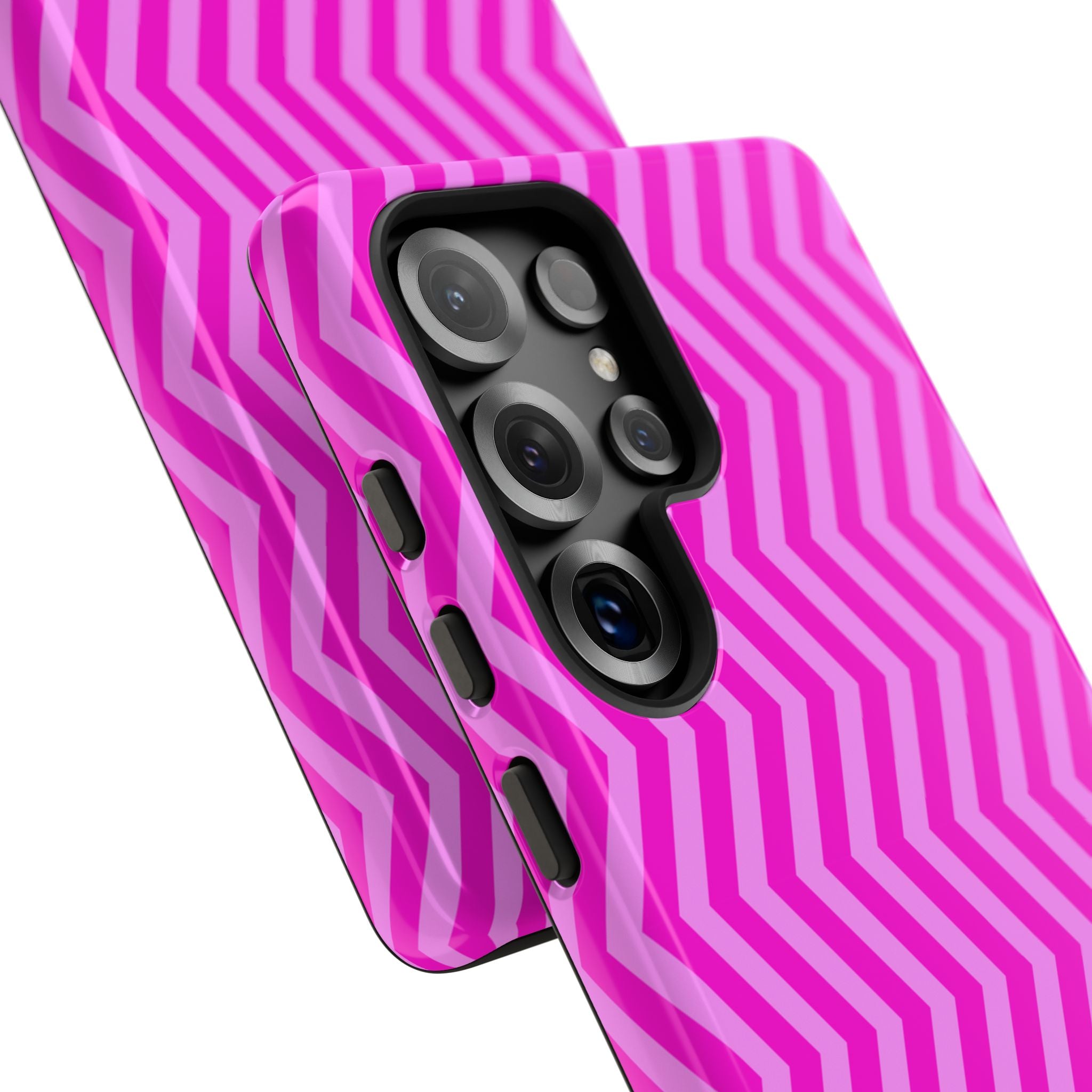 Magenta Zig Zag Tough Case