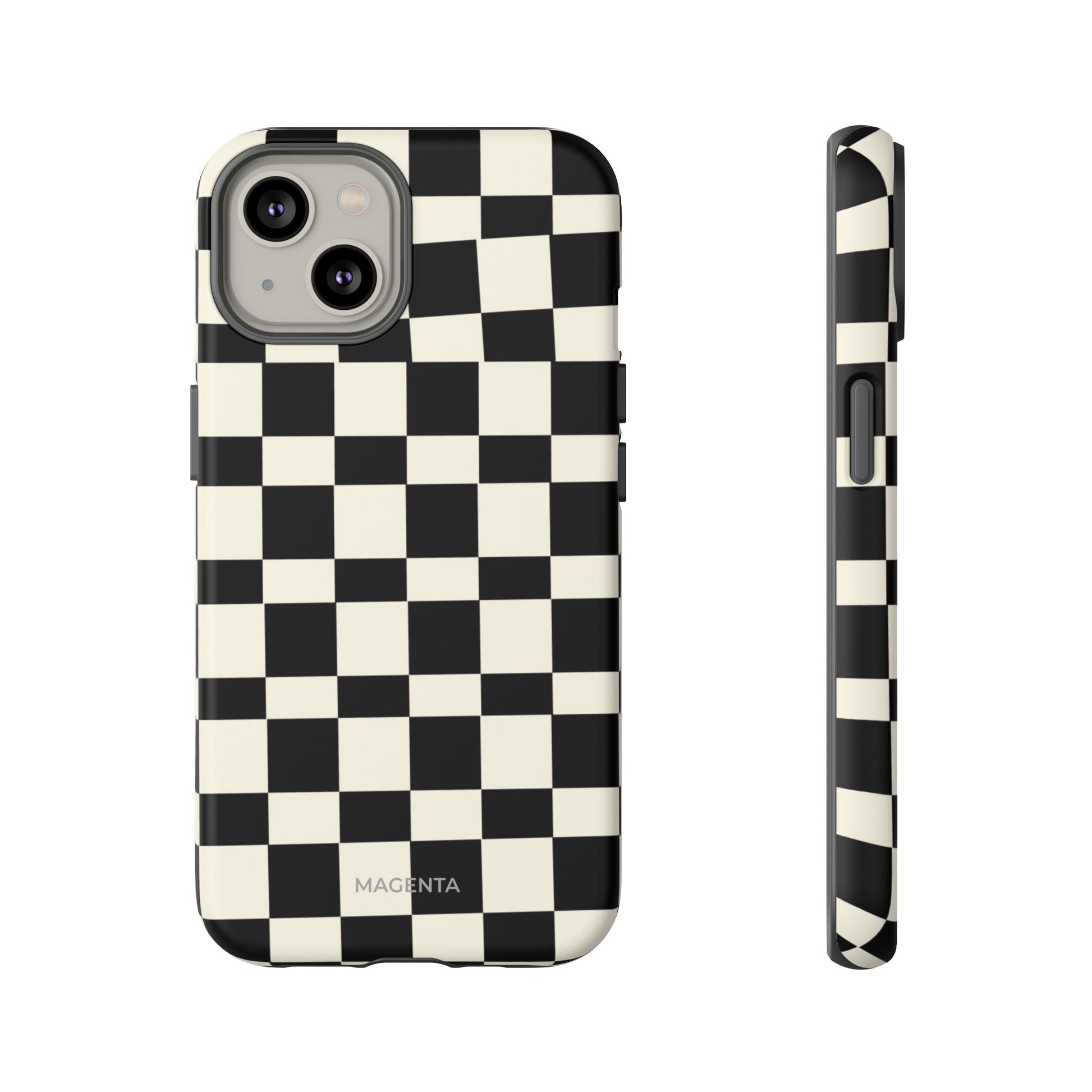 Black & White Check Tough Case