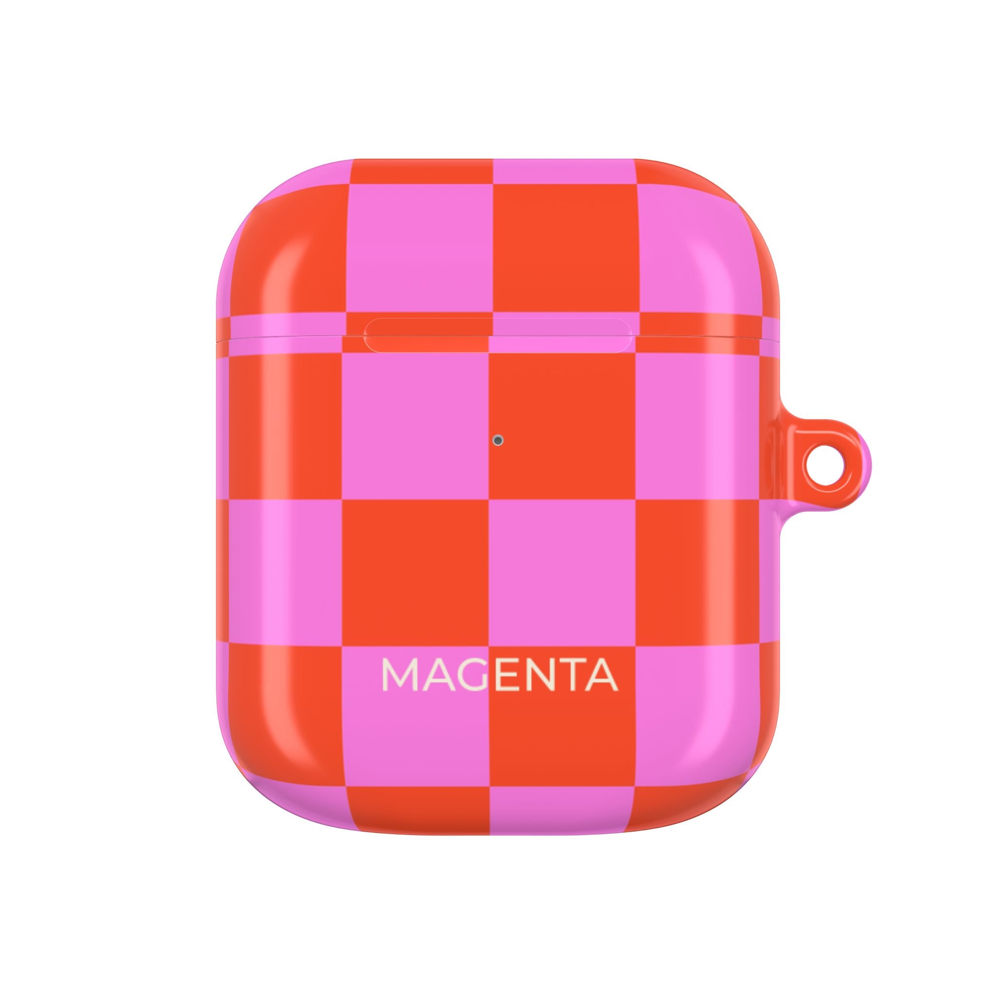 Orange & Pink Checkmate AirPods Gen 2 Case