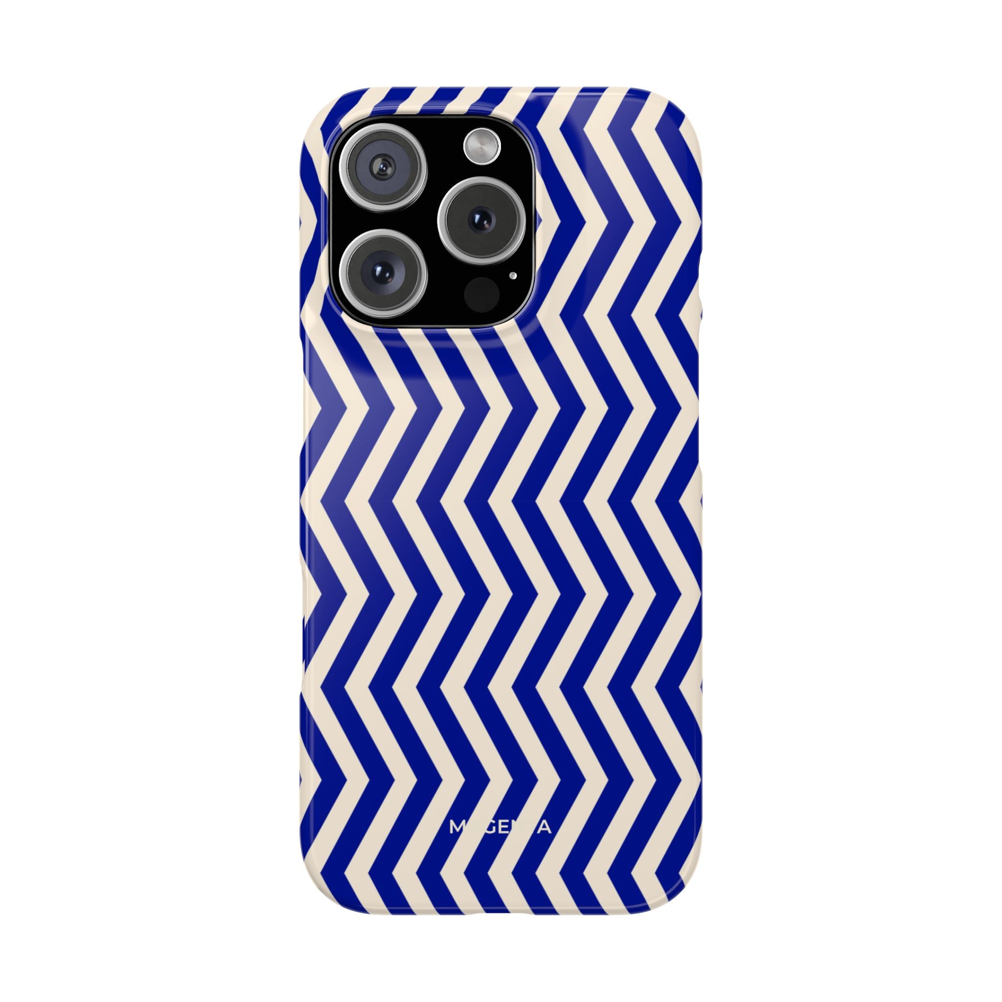Blue Chevron Snap Case