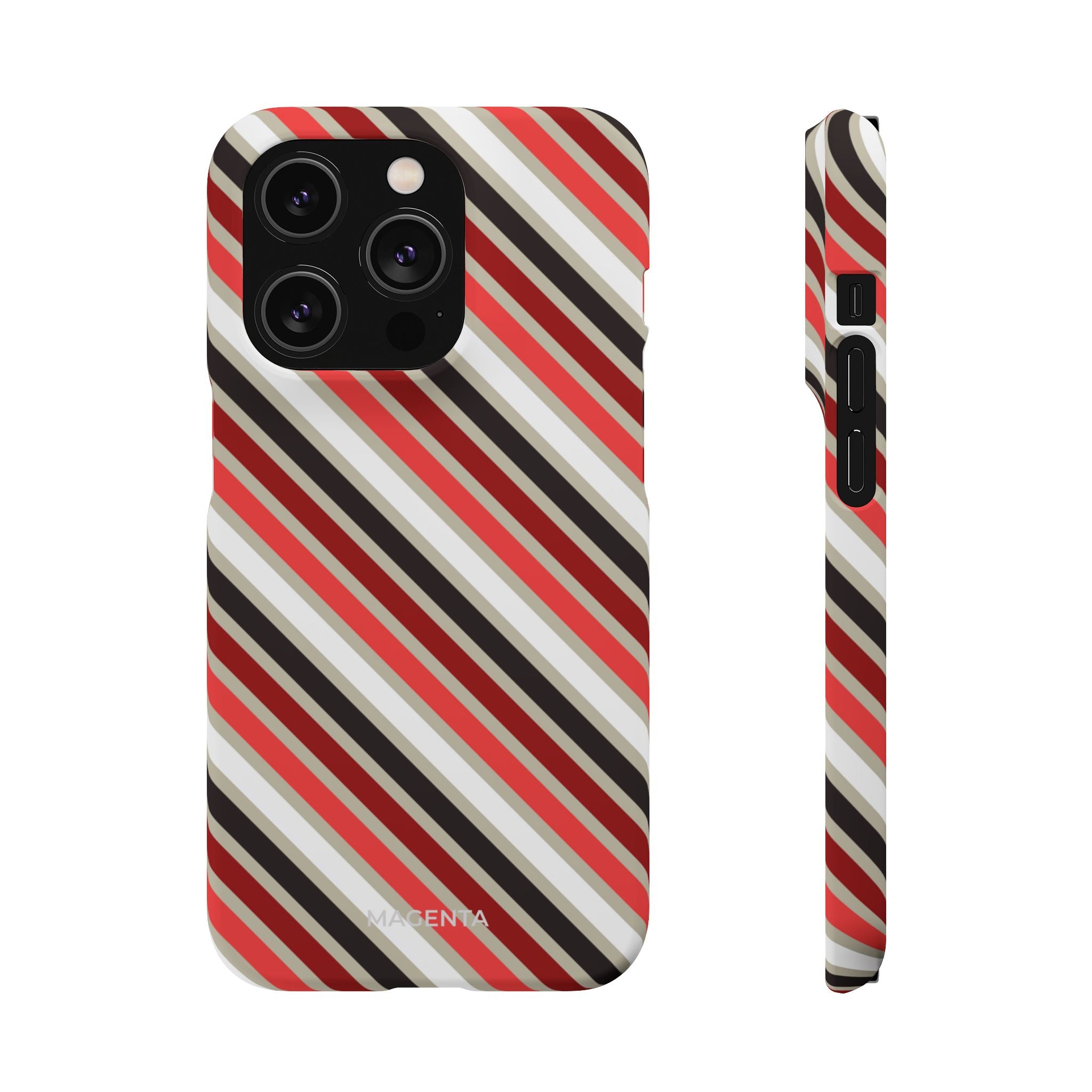 Red & Black Rhythm Snap Case