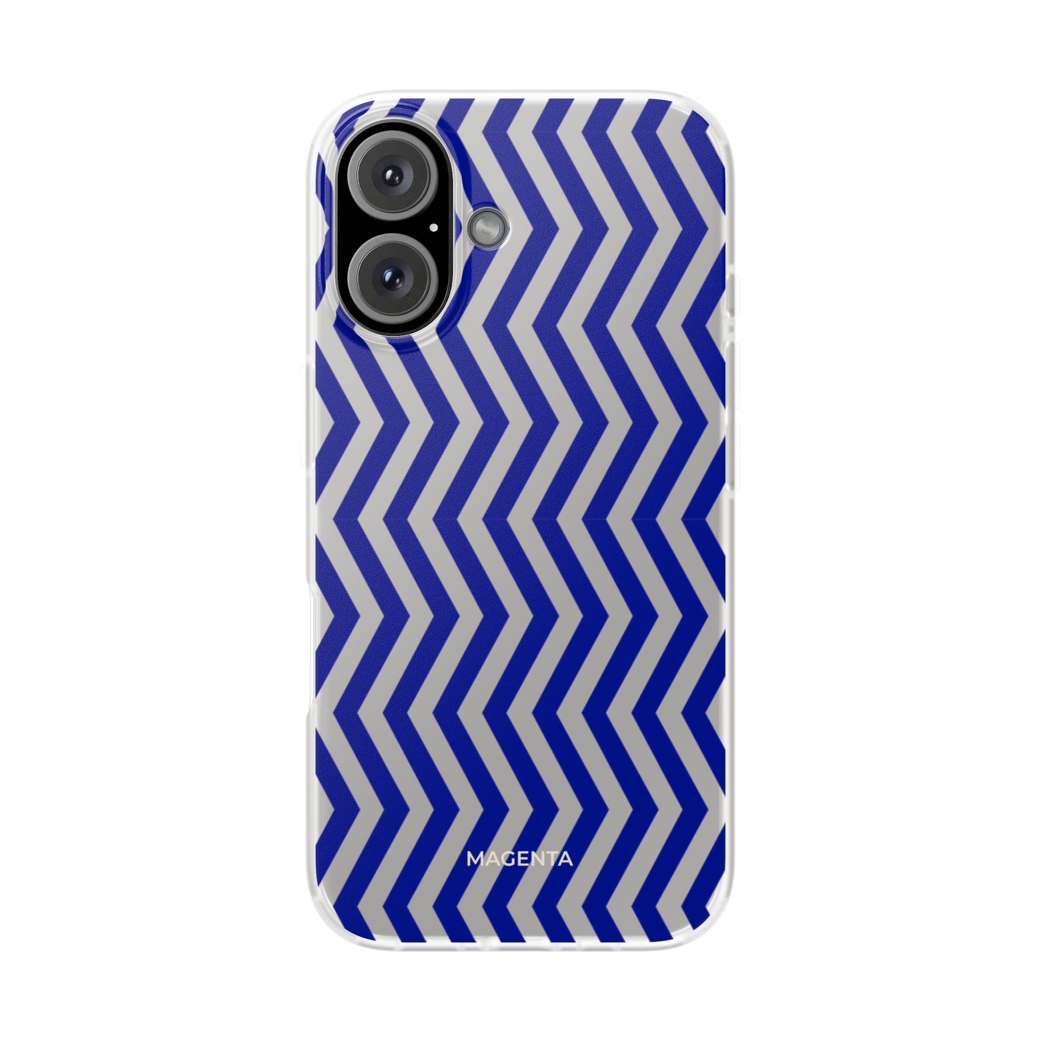 Blue Chevron Flexi Case