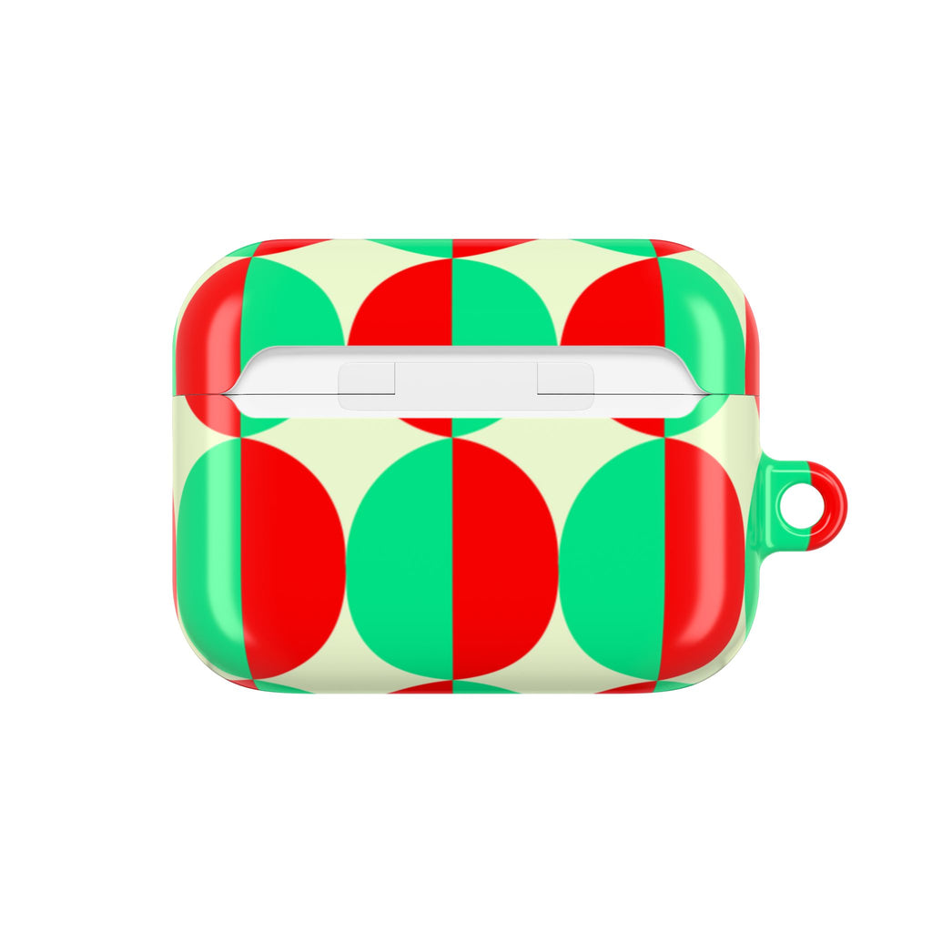 Red Green Circle AirPods Pro Gen 2 Case