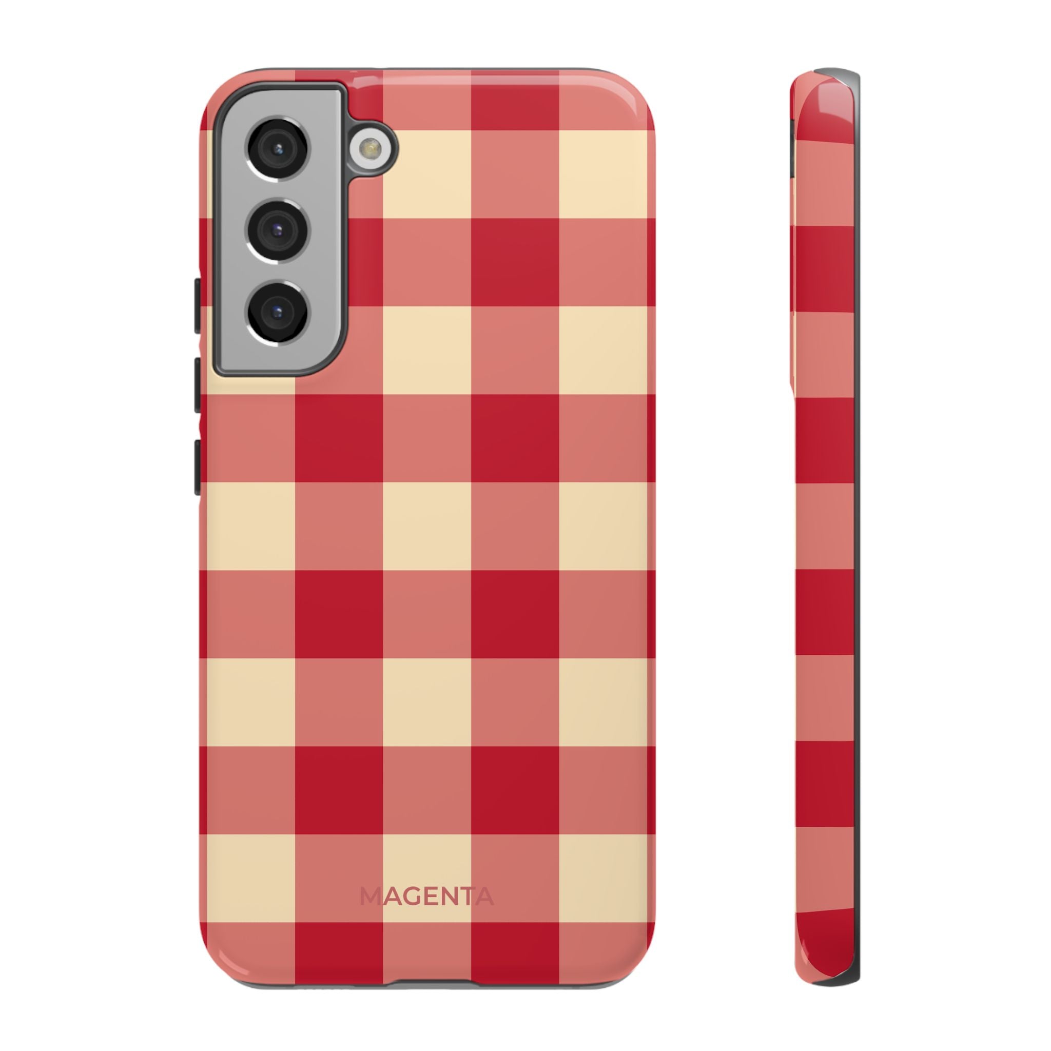 Red and Cream Checker