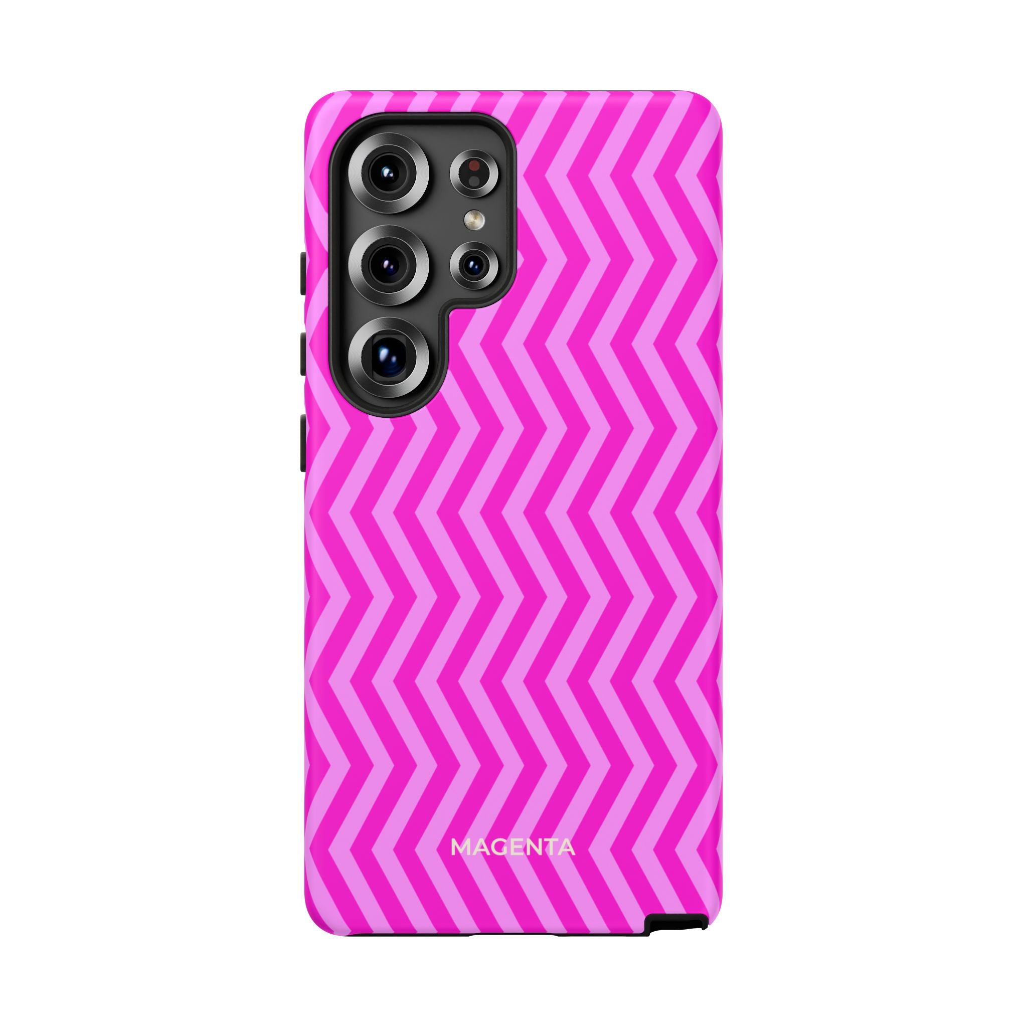 Magenta Zig Zag Tough Case