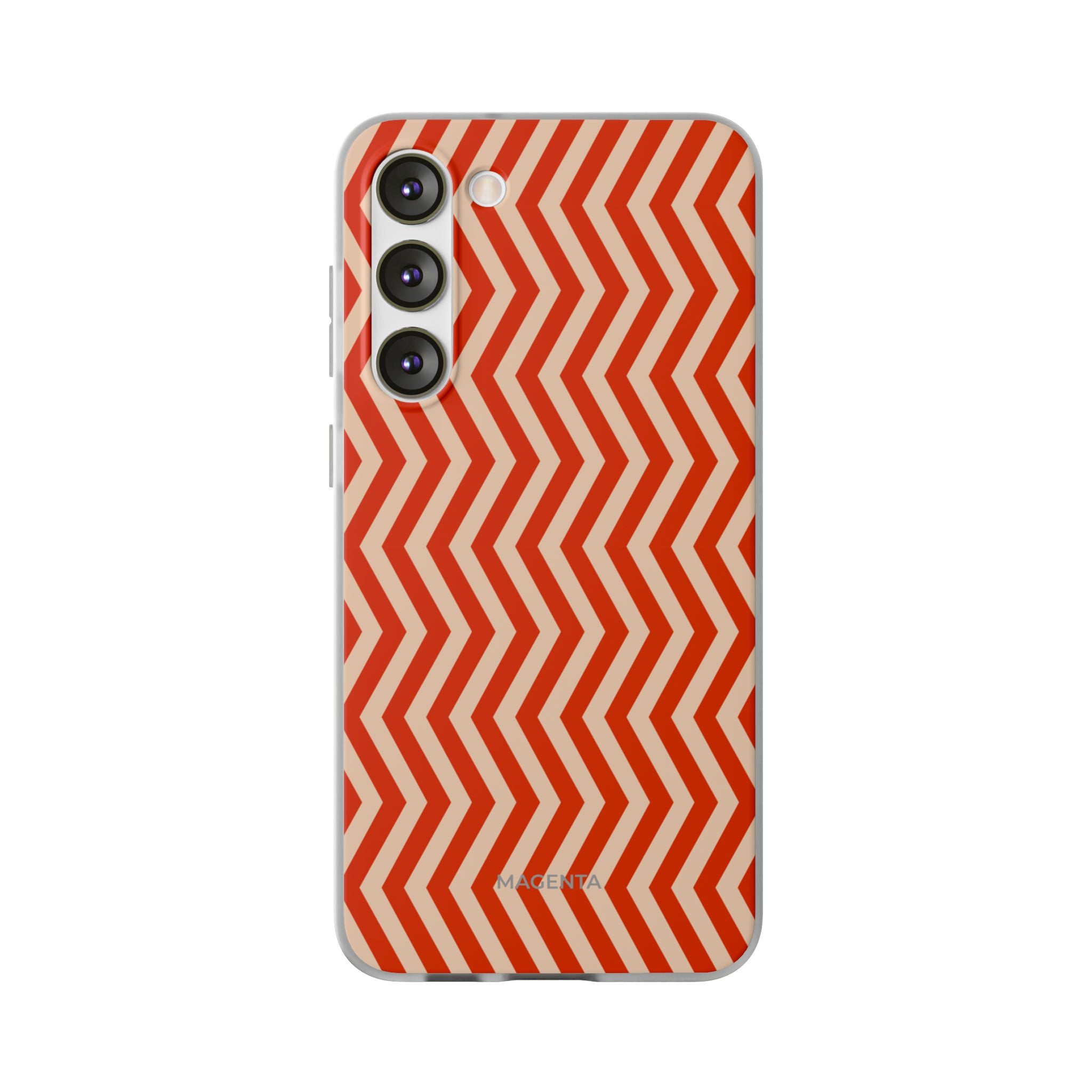 Red Zig Zag Flexi Case