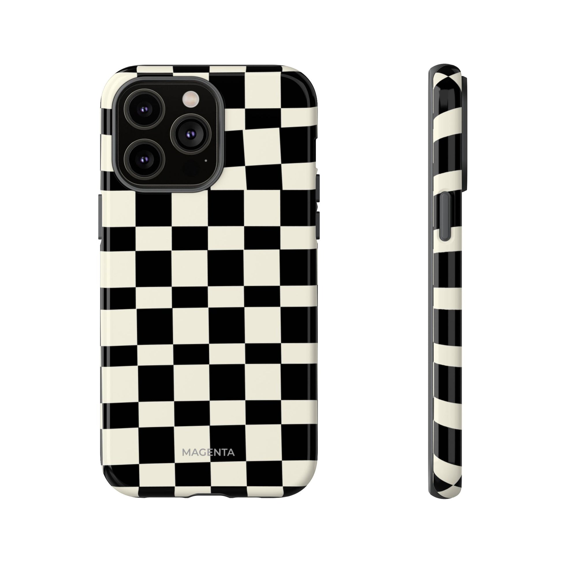 Black & White Check Tough Case
