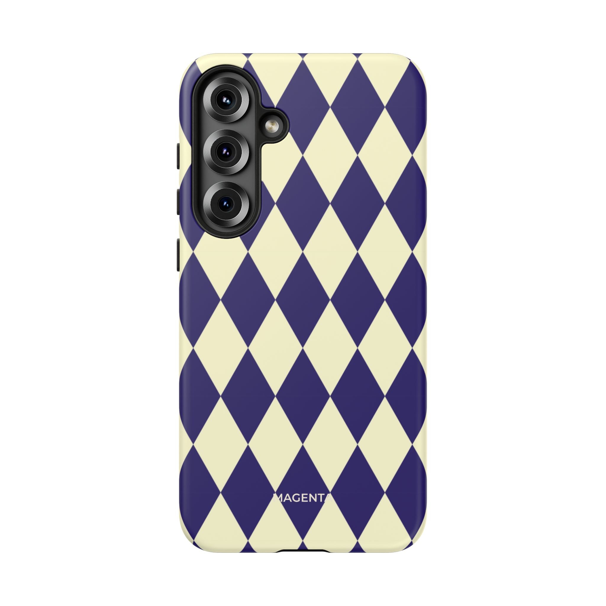 ์Navy & Cream Geometric Tough Case