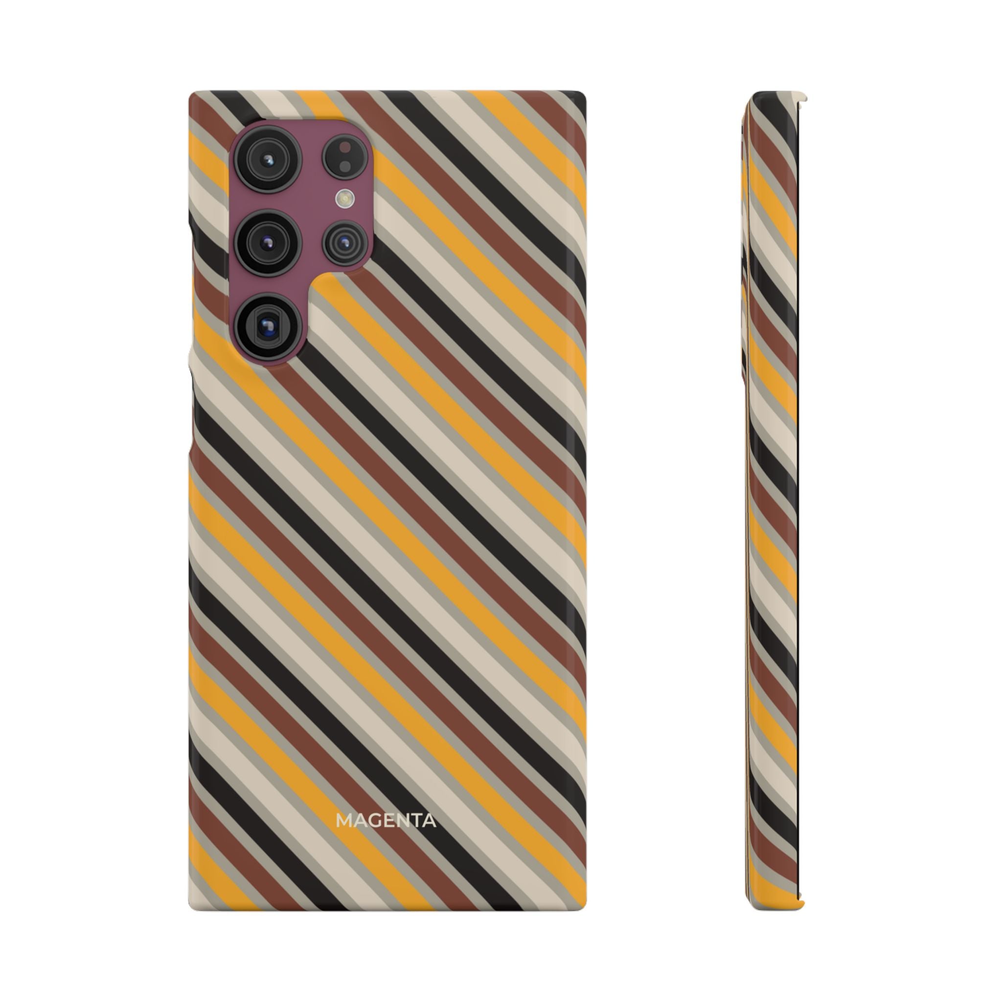 Earthy Stripes Snap Case