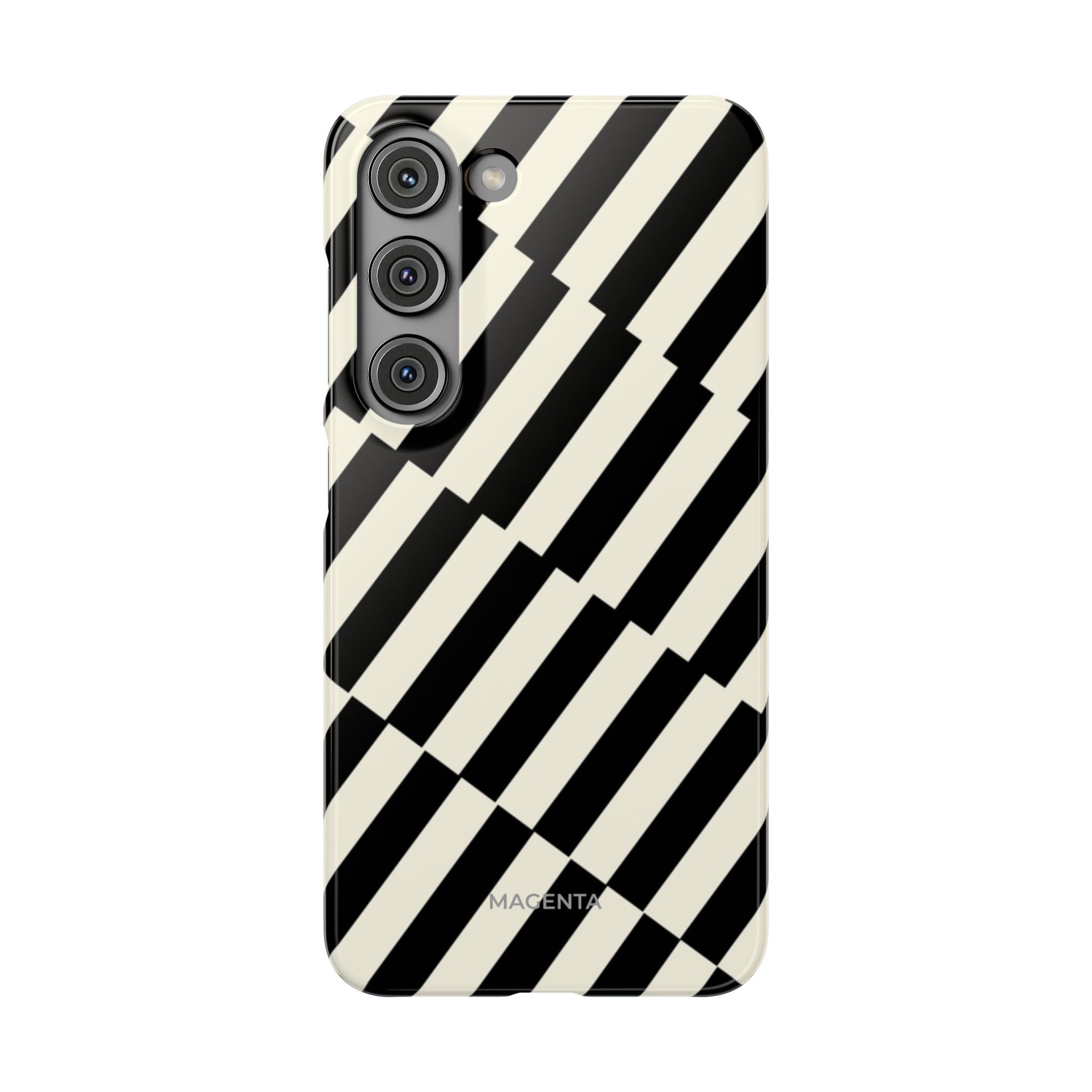 Black & White Crosswalk Snap Case