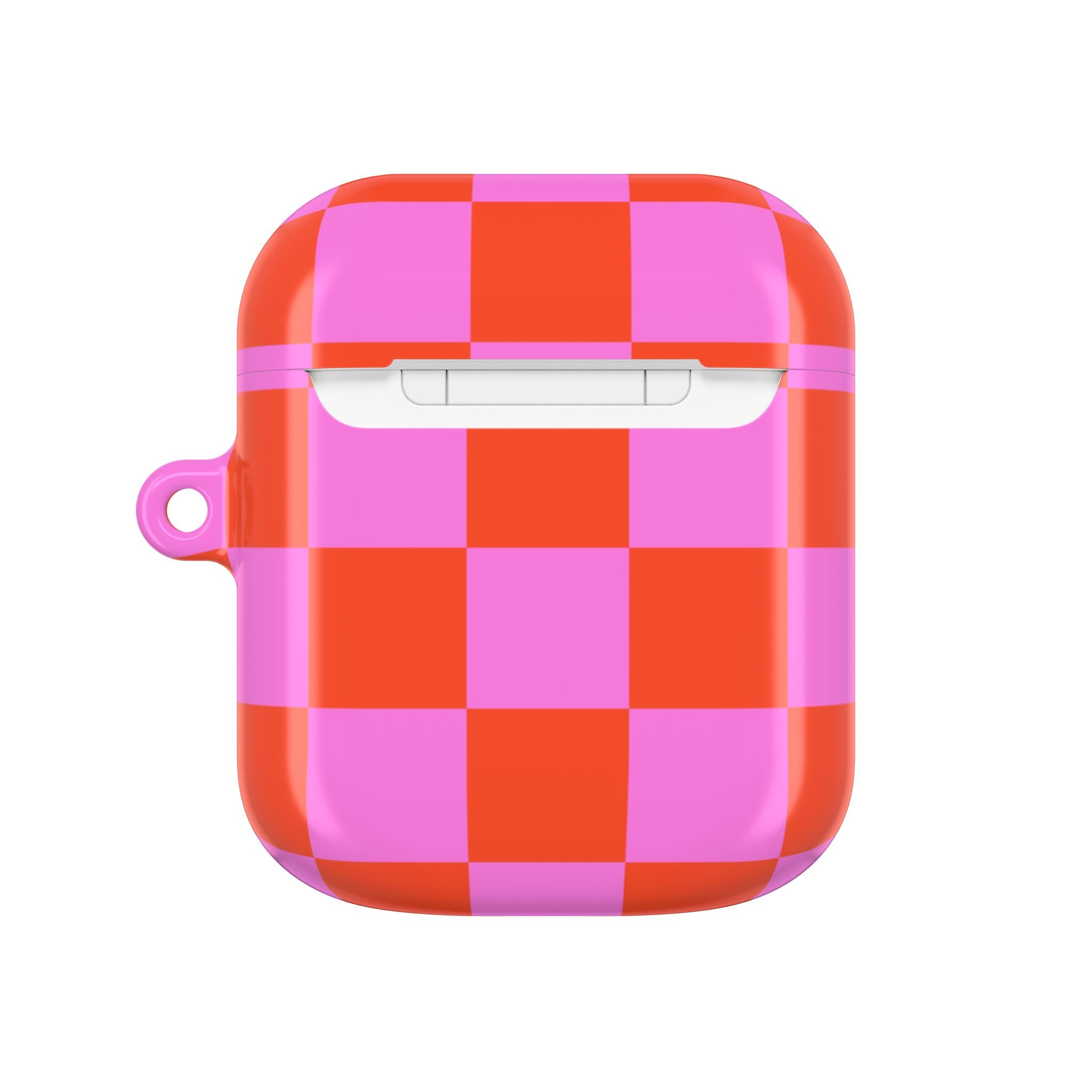 Orange & Pink Checkmate AirPods Gen 2 Case