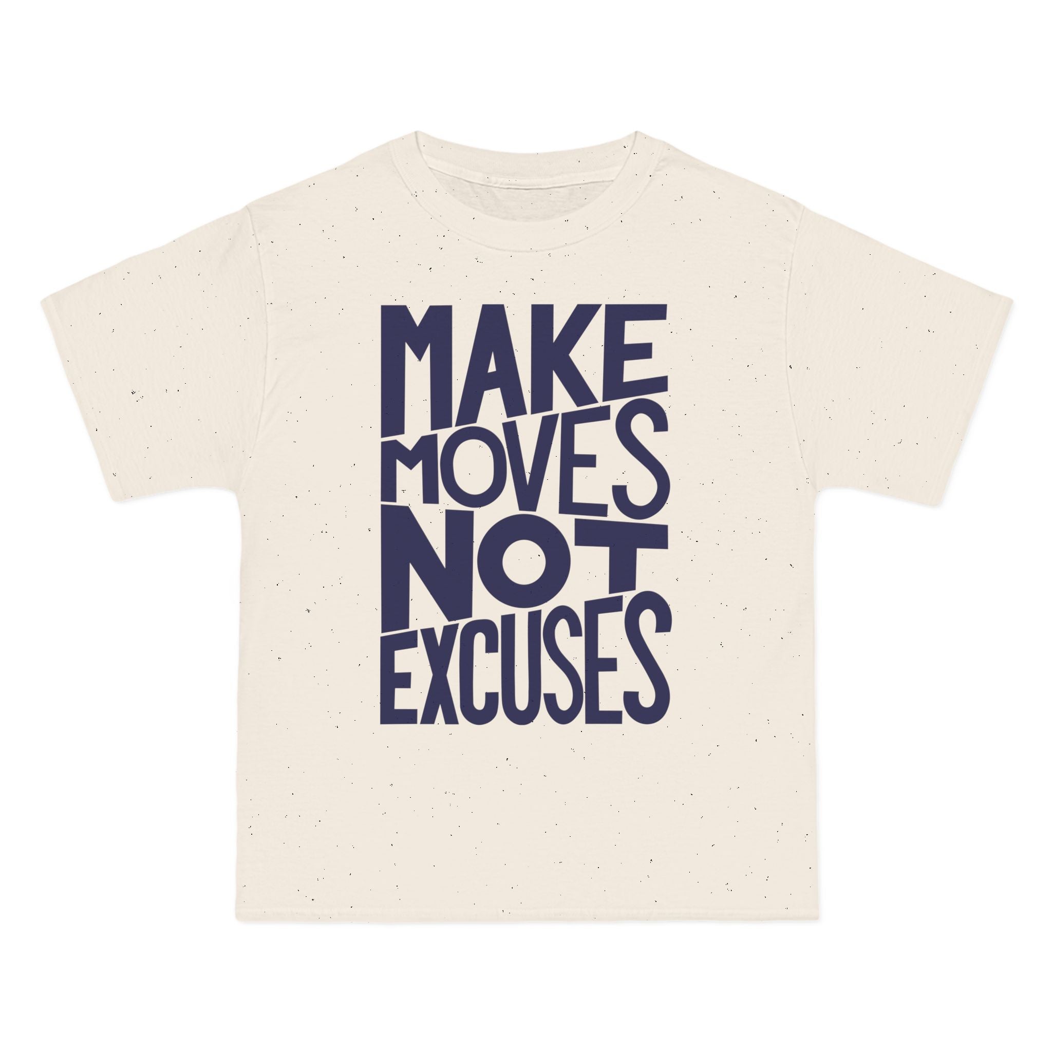 Make Moves, Not Excuses Short-Sleeve T-Shirt - Navy