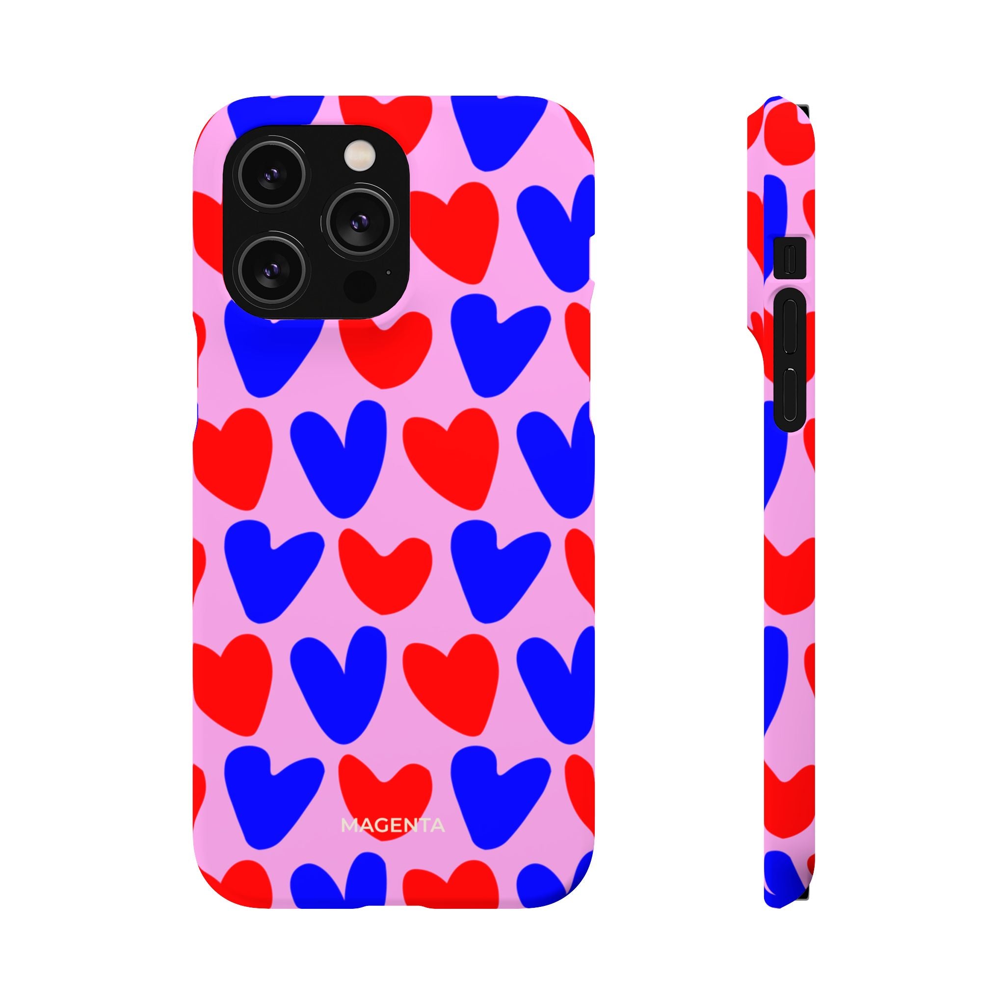 Zesty Hearts Snap Case