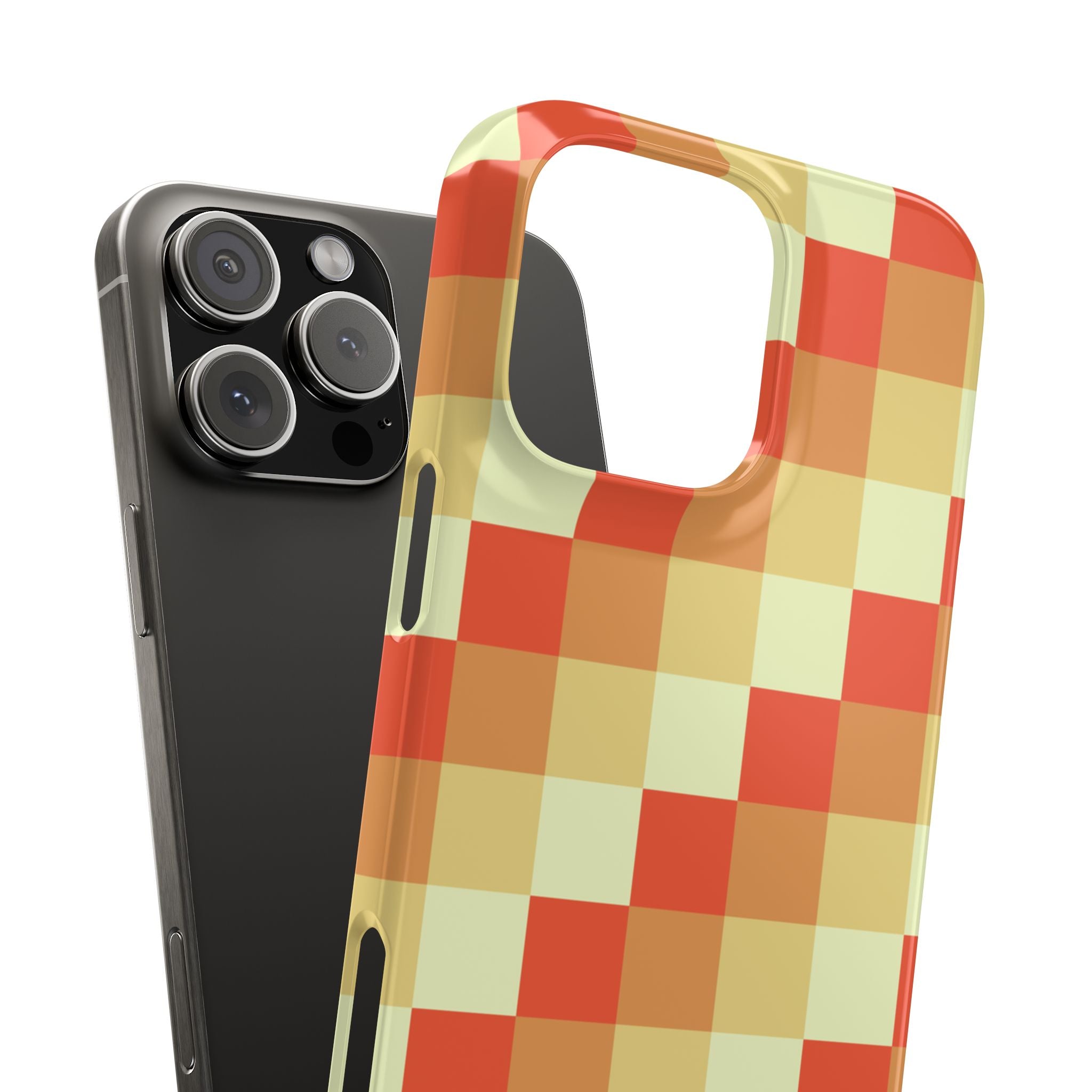 Pixelated Sunset Snap Case