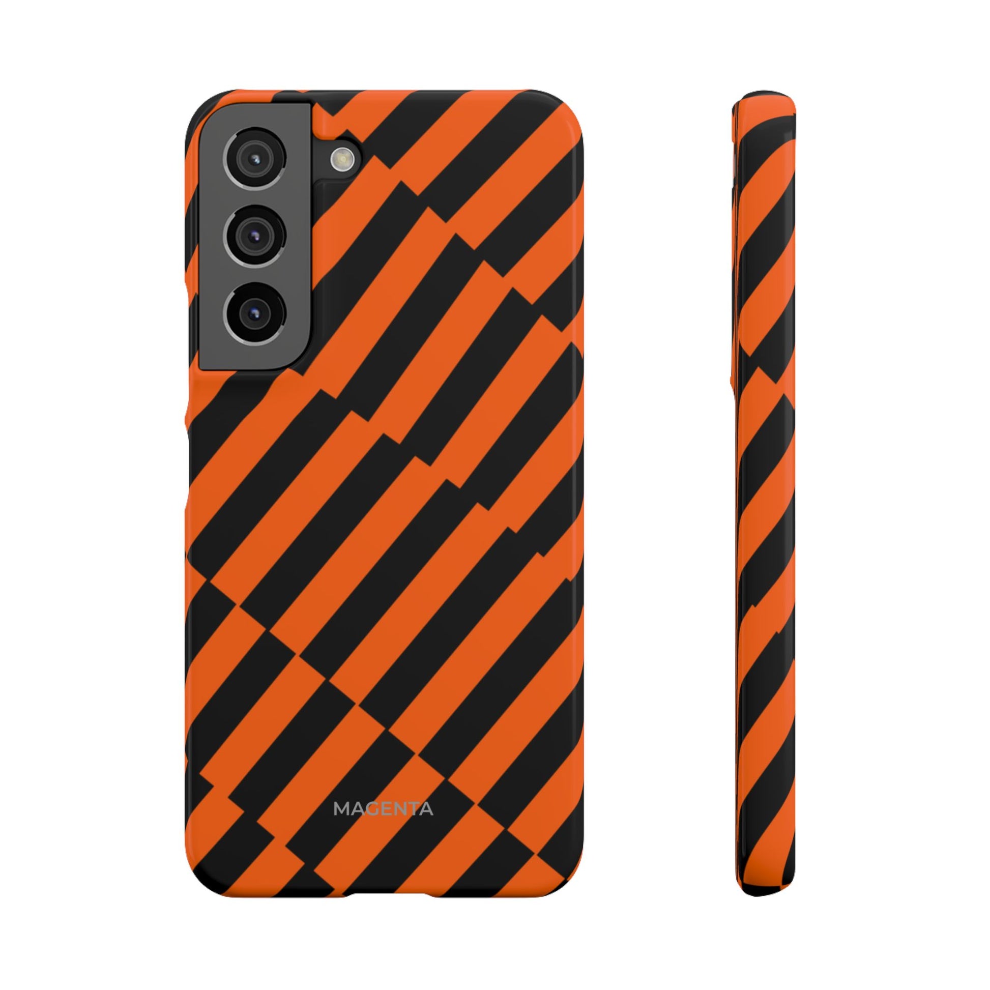 Pumpkin Stripes Snap Case