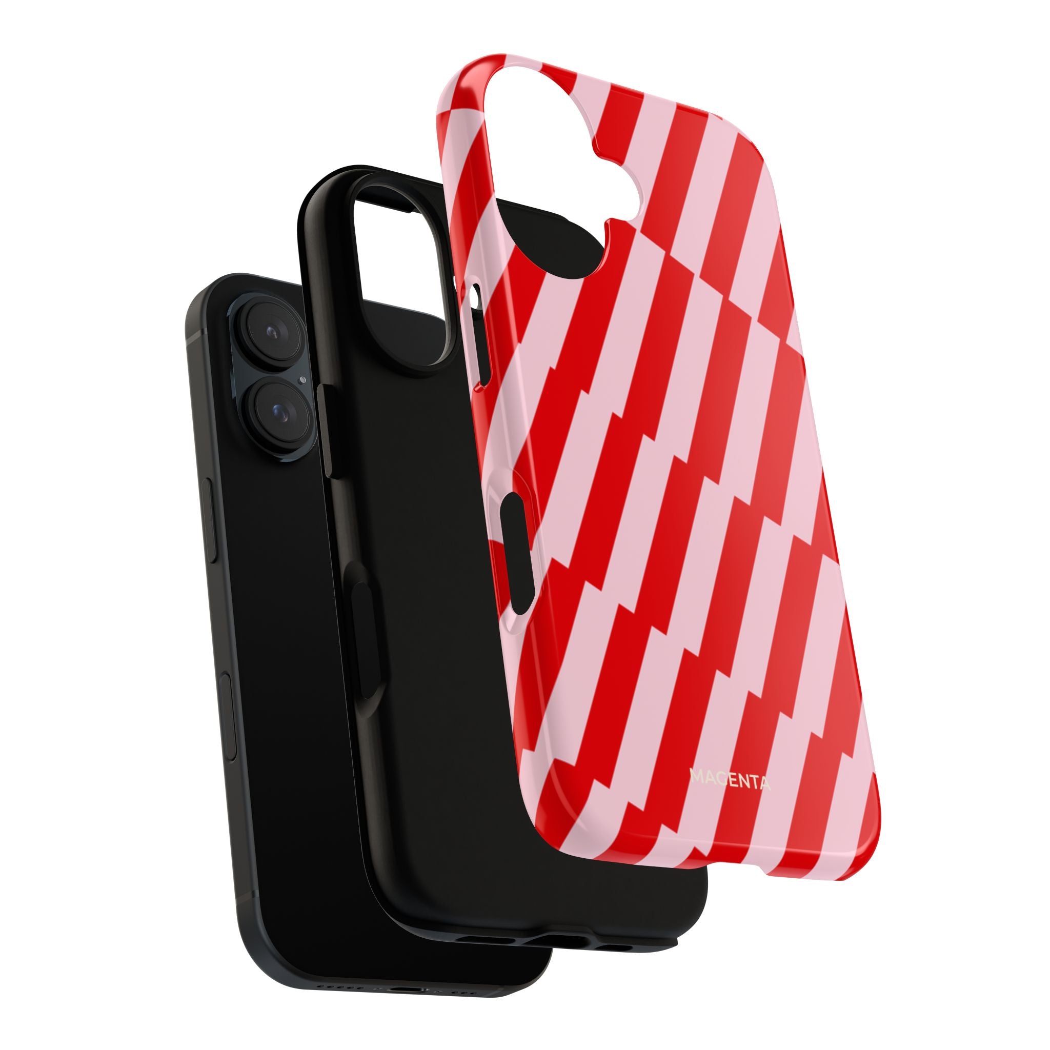 Cherry Pinstripe Tough Case