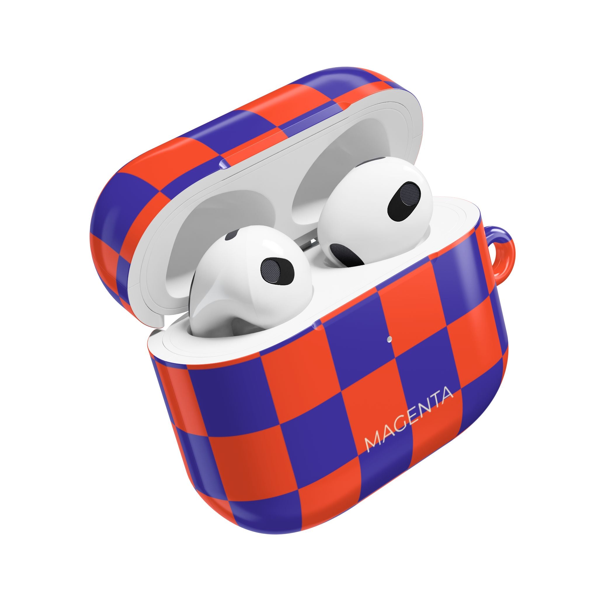 Orange & Blue Checkmate AirPods Gen 3 Case
