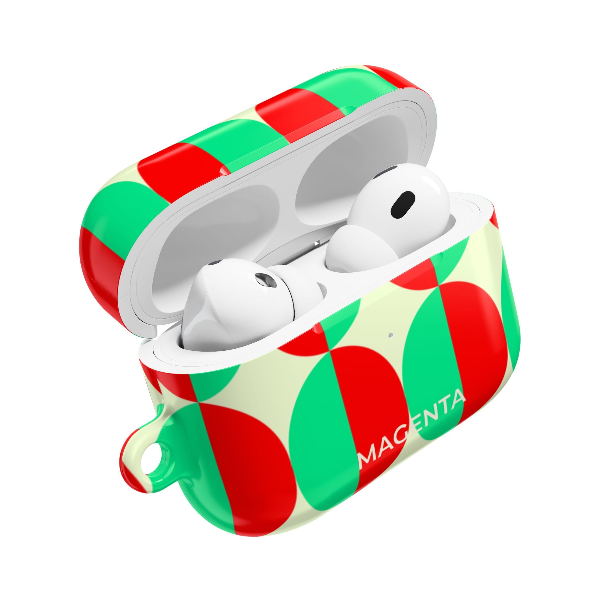 Red Green Circle AirPods Pro Gen 2 Case