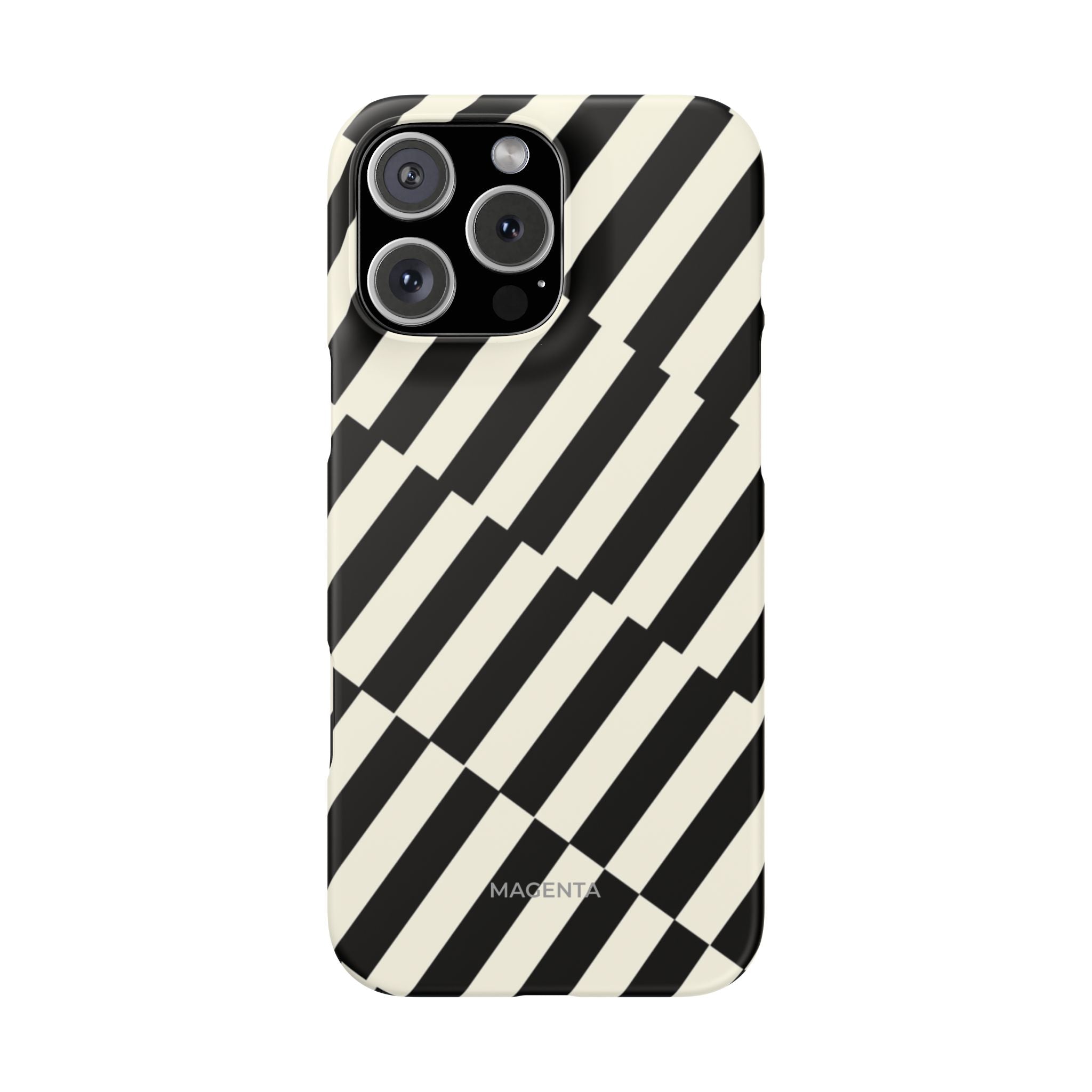 Black & White Crosswalk Snap Case