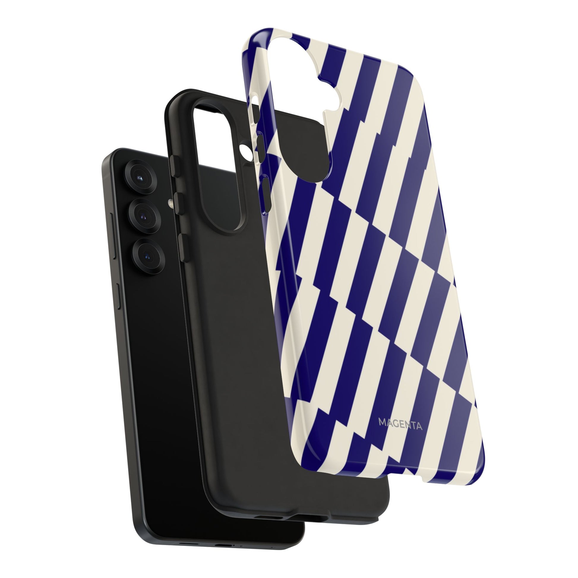 Deep Blue Crosswalk Tough Case