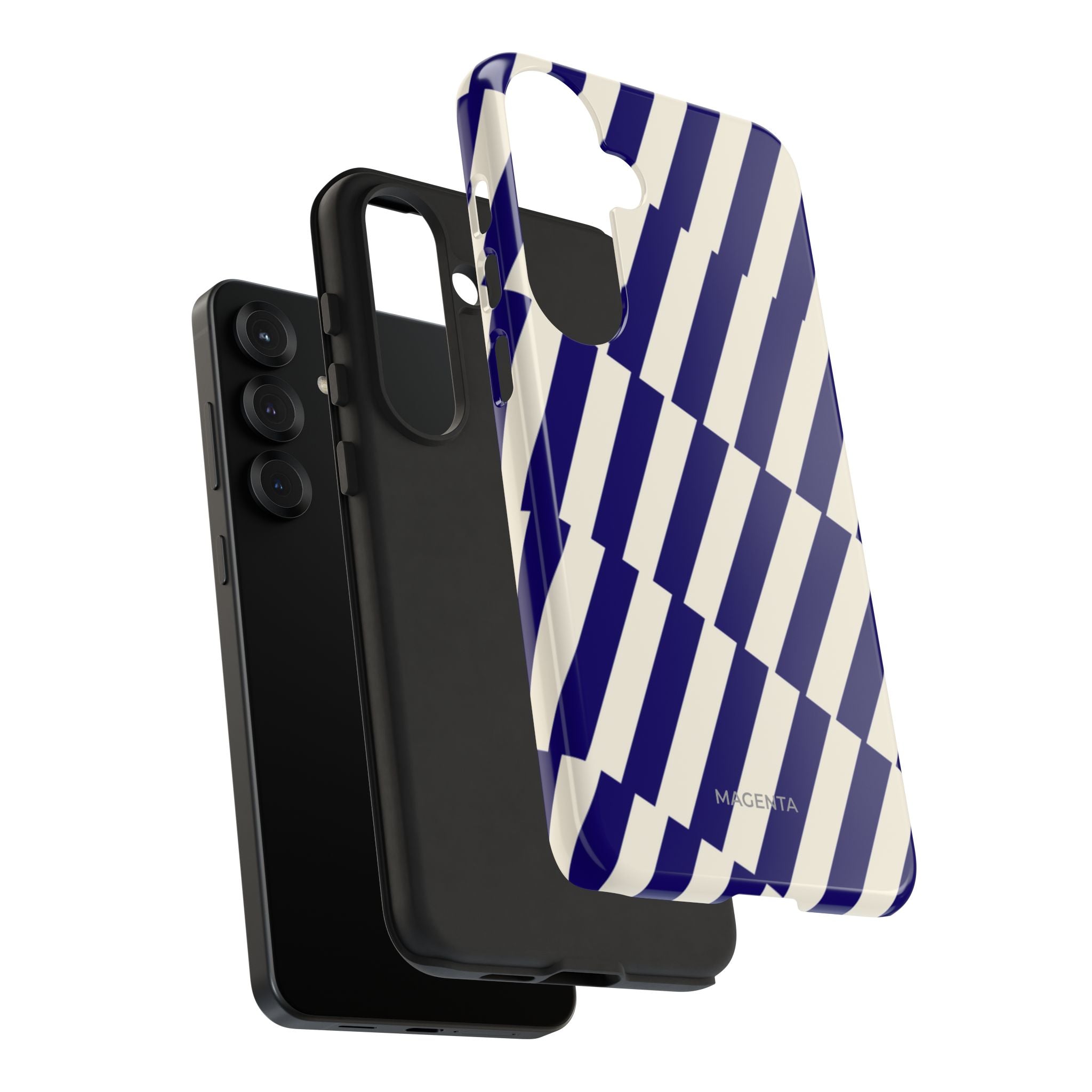 Deep Blue Crosswalk Tough Case