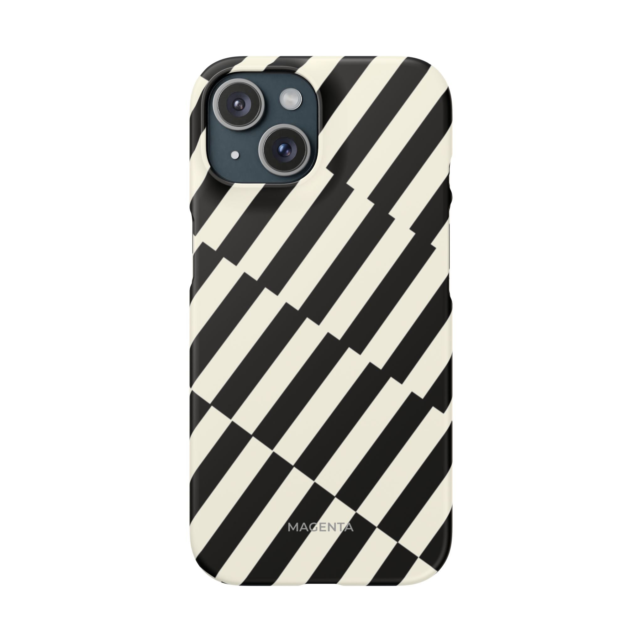 Black & White Crosswalk Snap Case