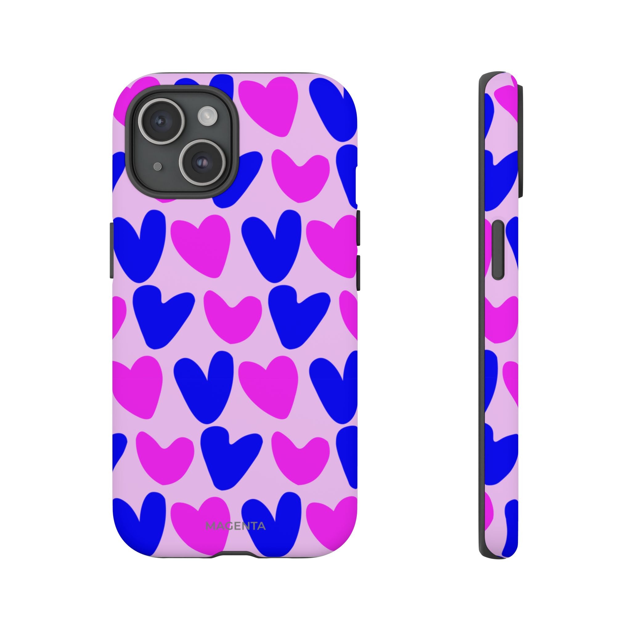 Neon Pop Hearts Tough Case