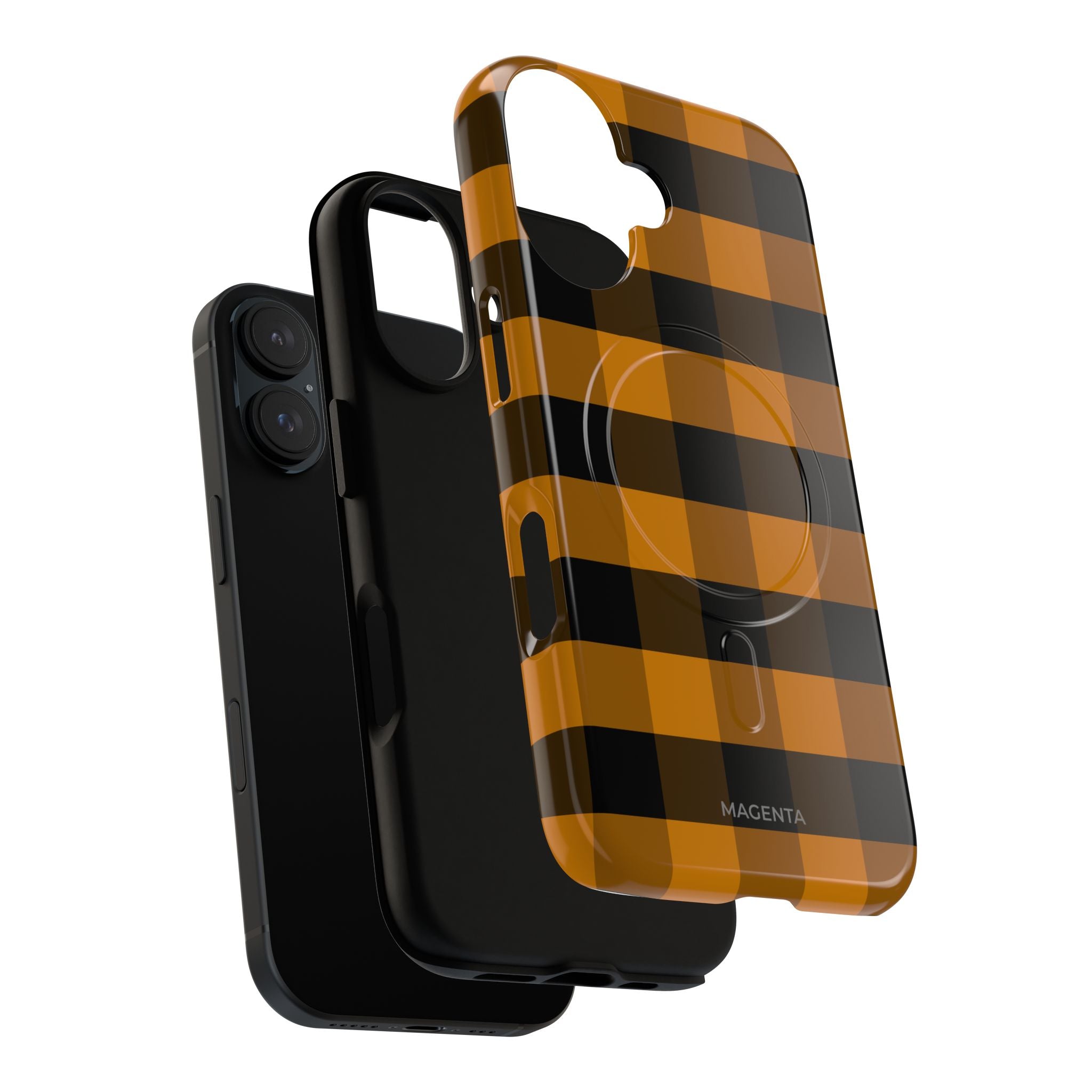 Golden Plaid Tough Mag Case