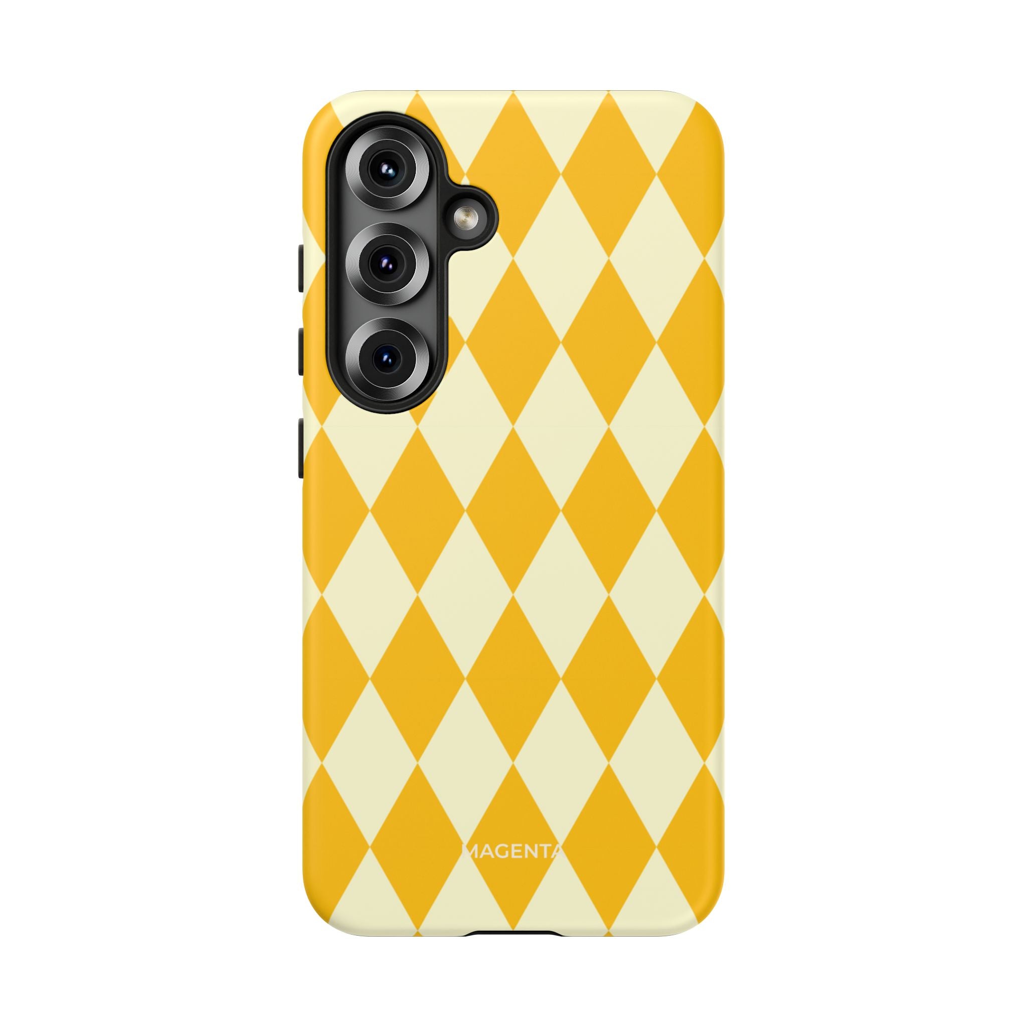 Yellow & Cream Geometric Tough Case