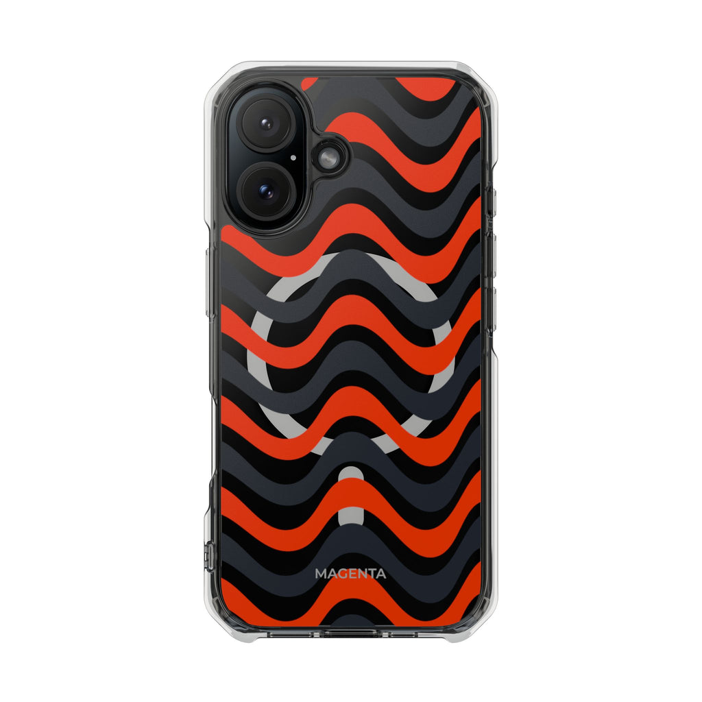 Black & Red Waves