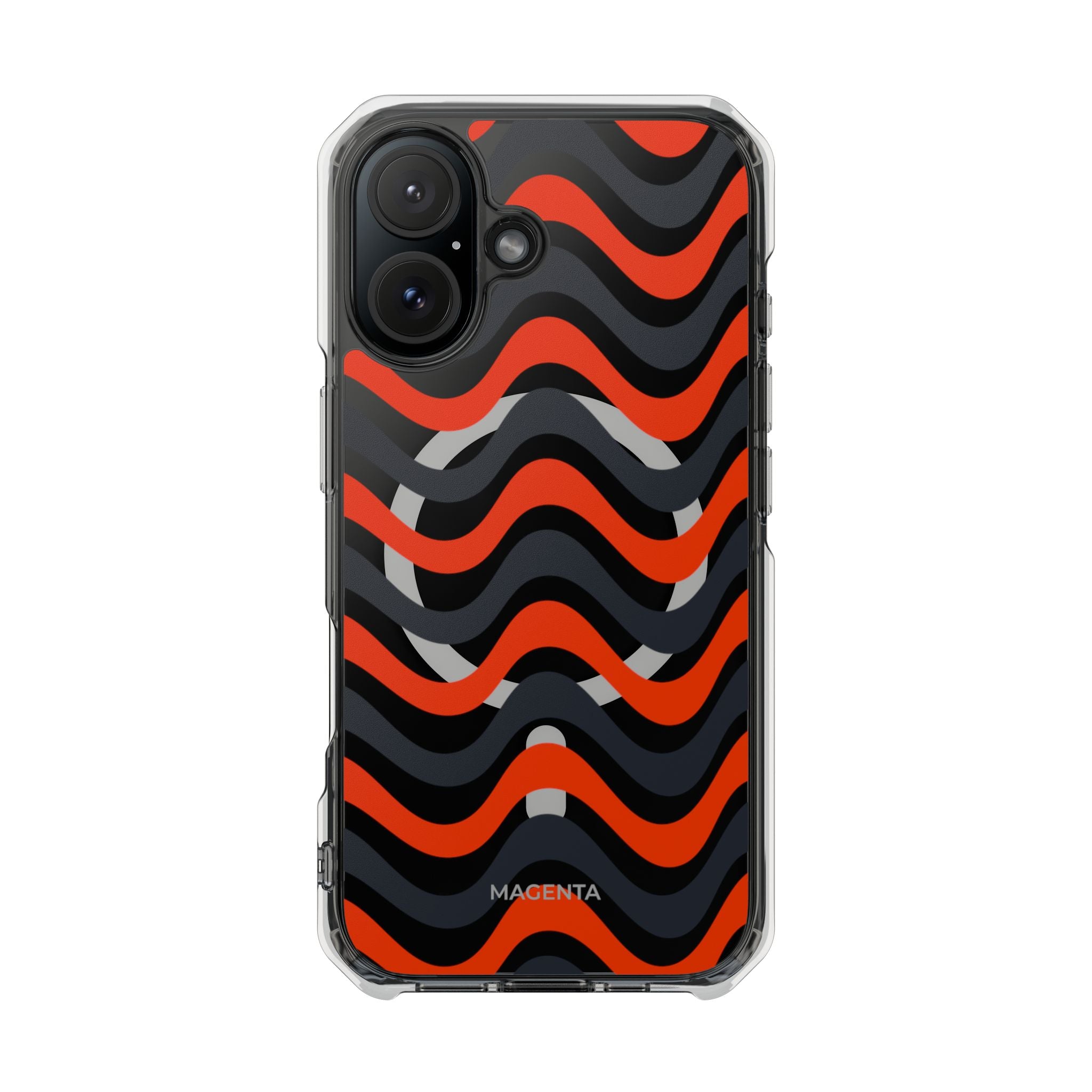 Black & Red Waves