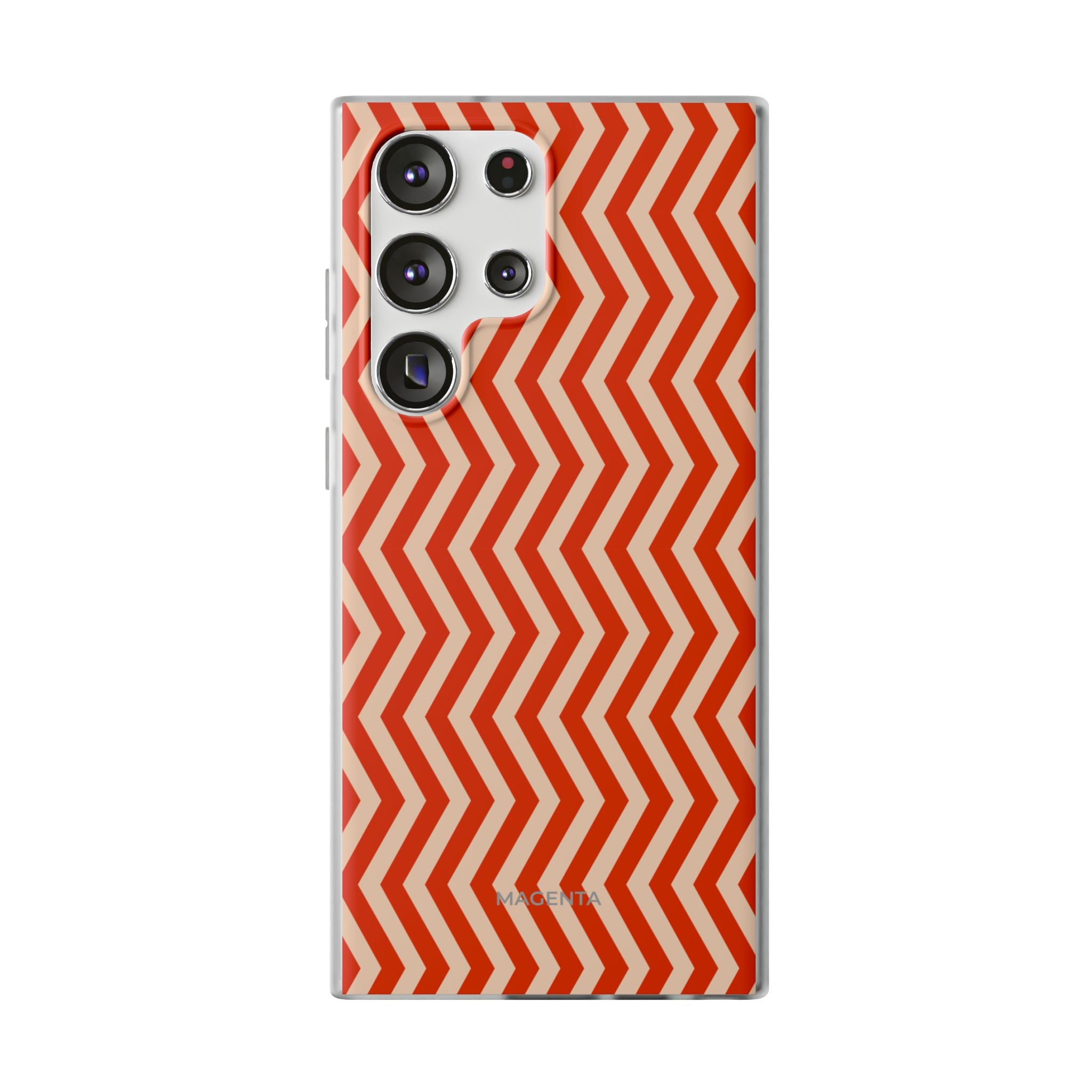 Red Zig Zag Flexi Case
