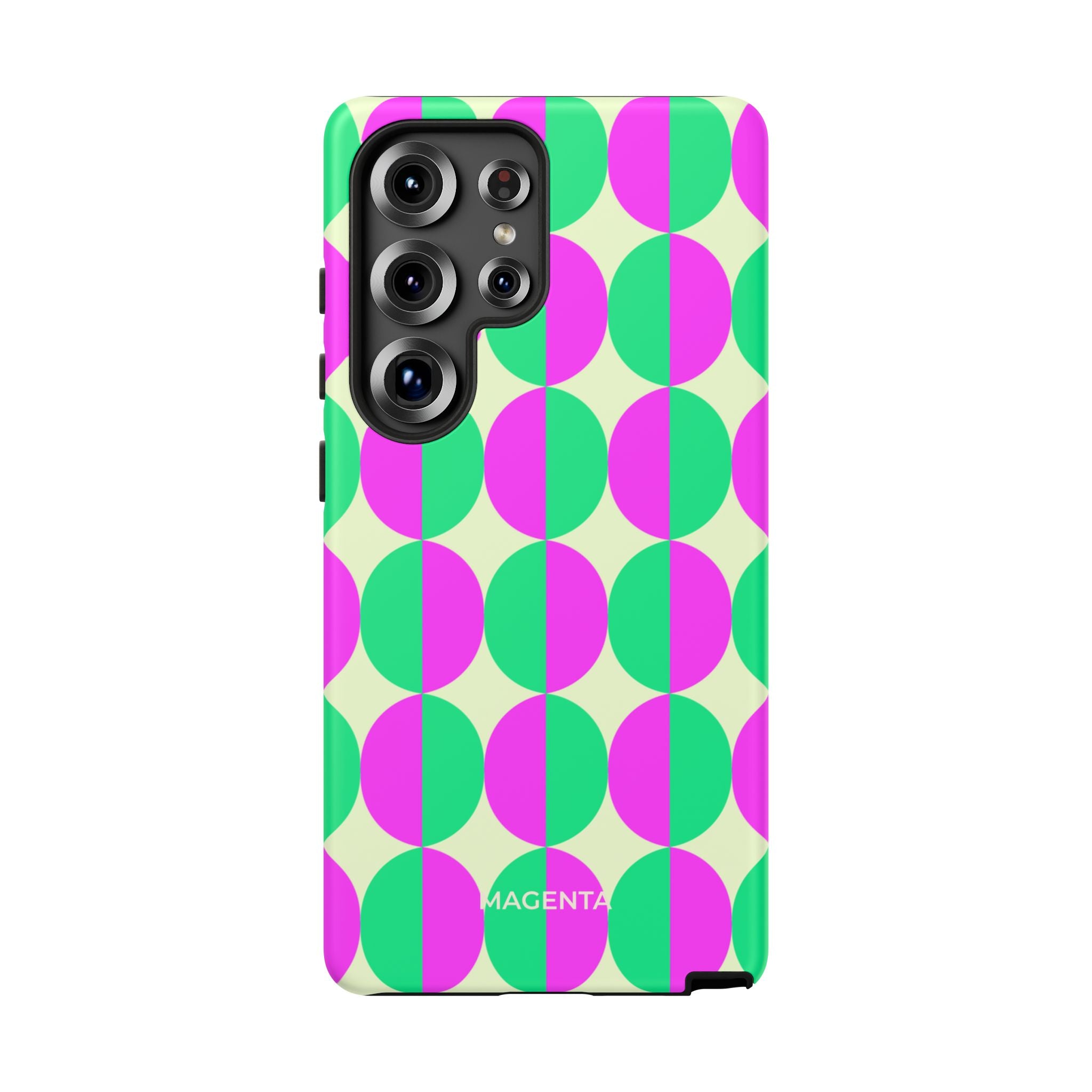 Purple Green Circle Tough Case