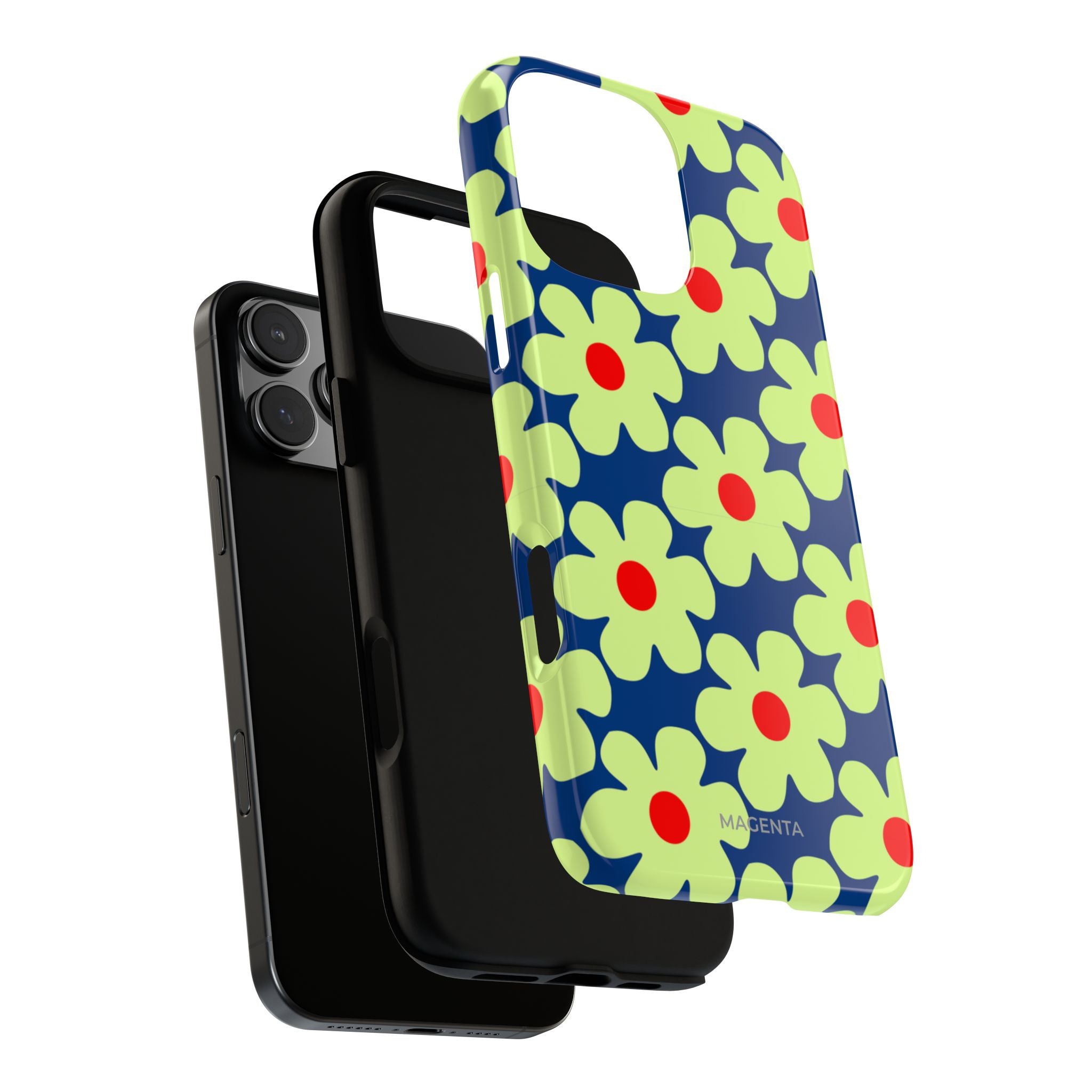 Minimal Pale Green Flowers Tough Case
