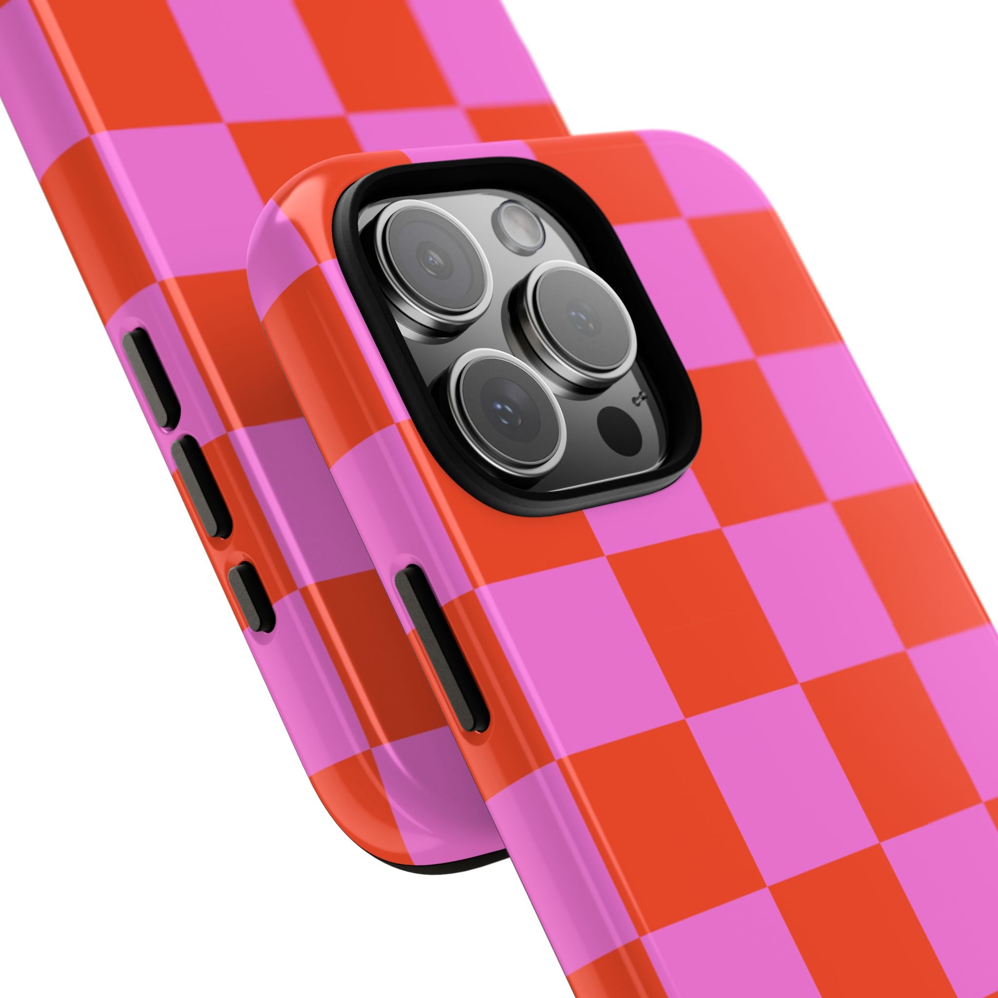 Pink & Orange Checkmate Tough Case