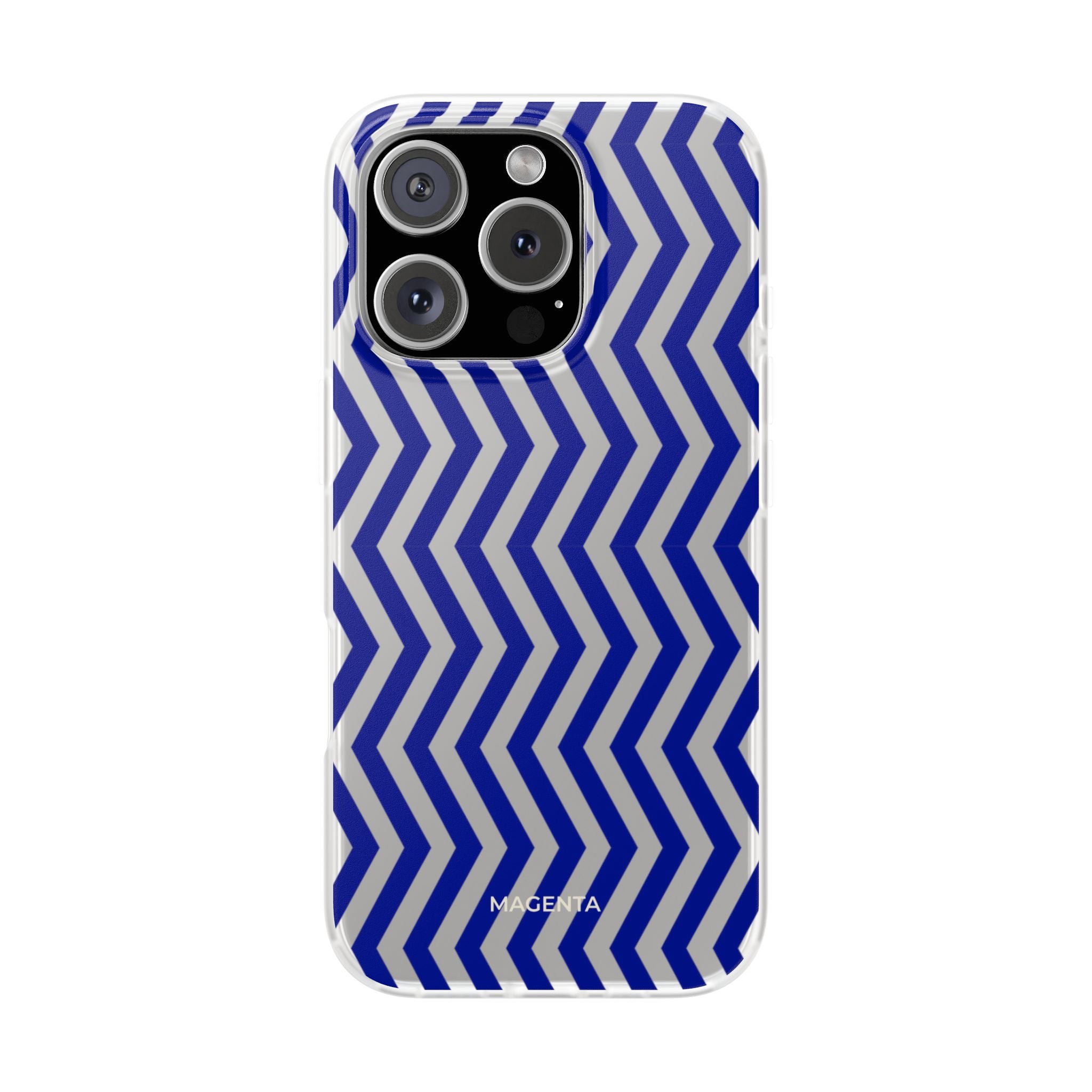 Blue Chevron Flexi Case