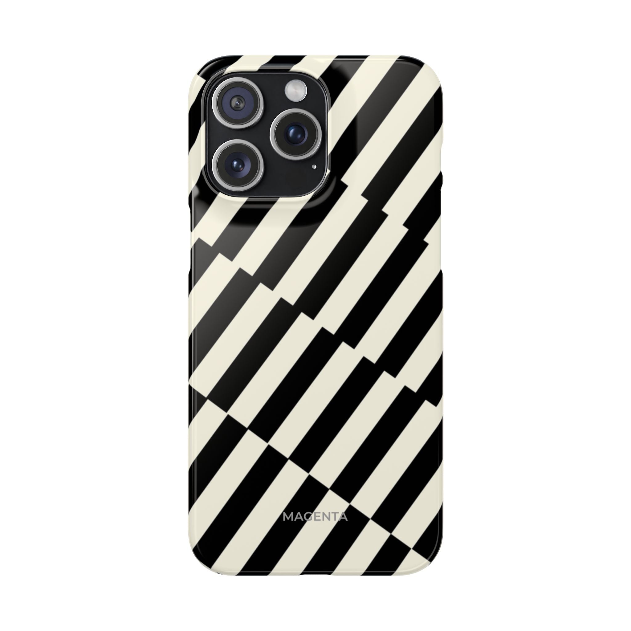 Black & White Crosswalk Snap Case